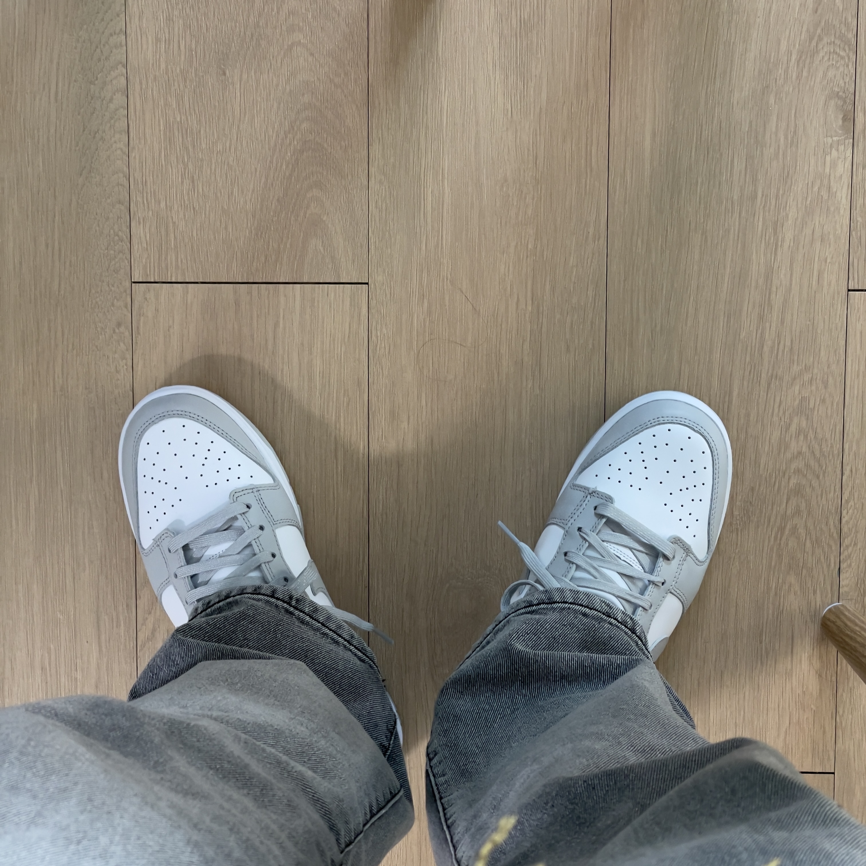 Nike Dunk Low Retro Grey Fog 착용 스타일