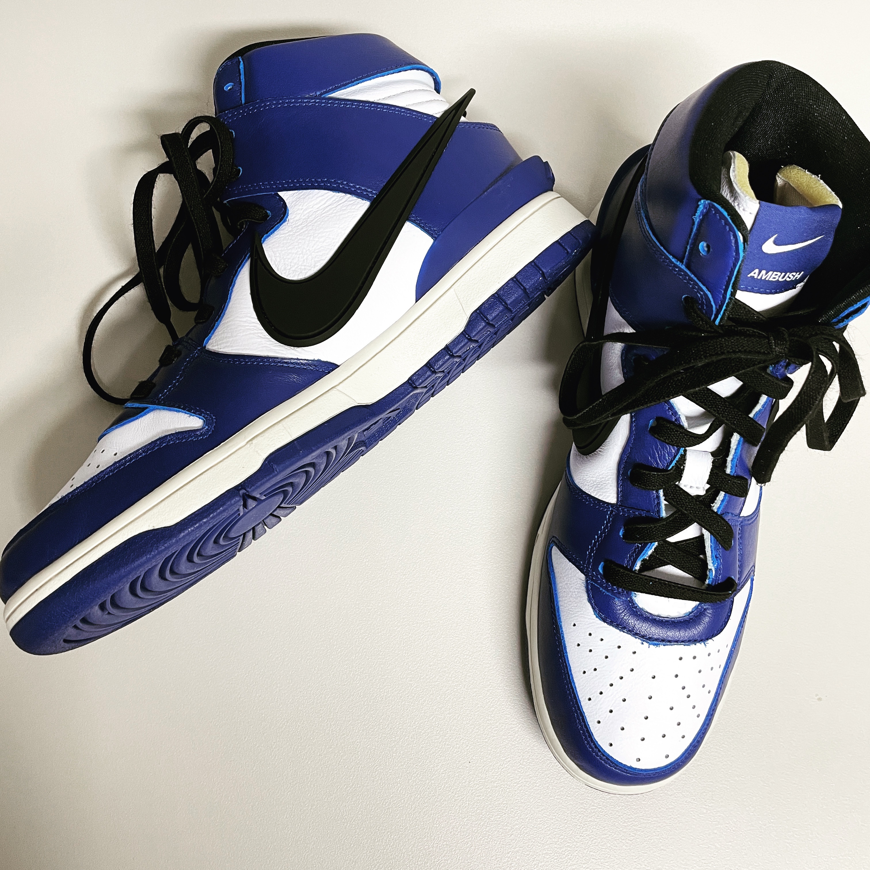 Nike x Ambush Dunk High Deep Royal Blue 착용 스타일