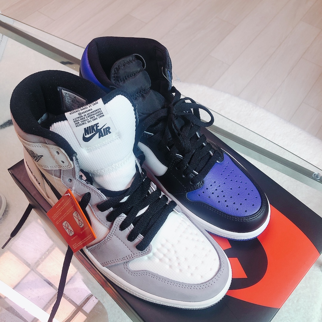 Jordan 1 Retro High OG Royal Toe, Jordan 1 Element Gore-Tex Sail 착용 스타일 - 1