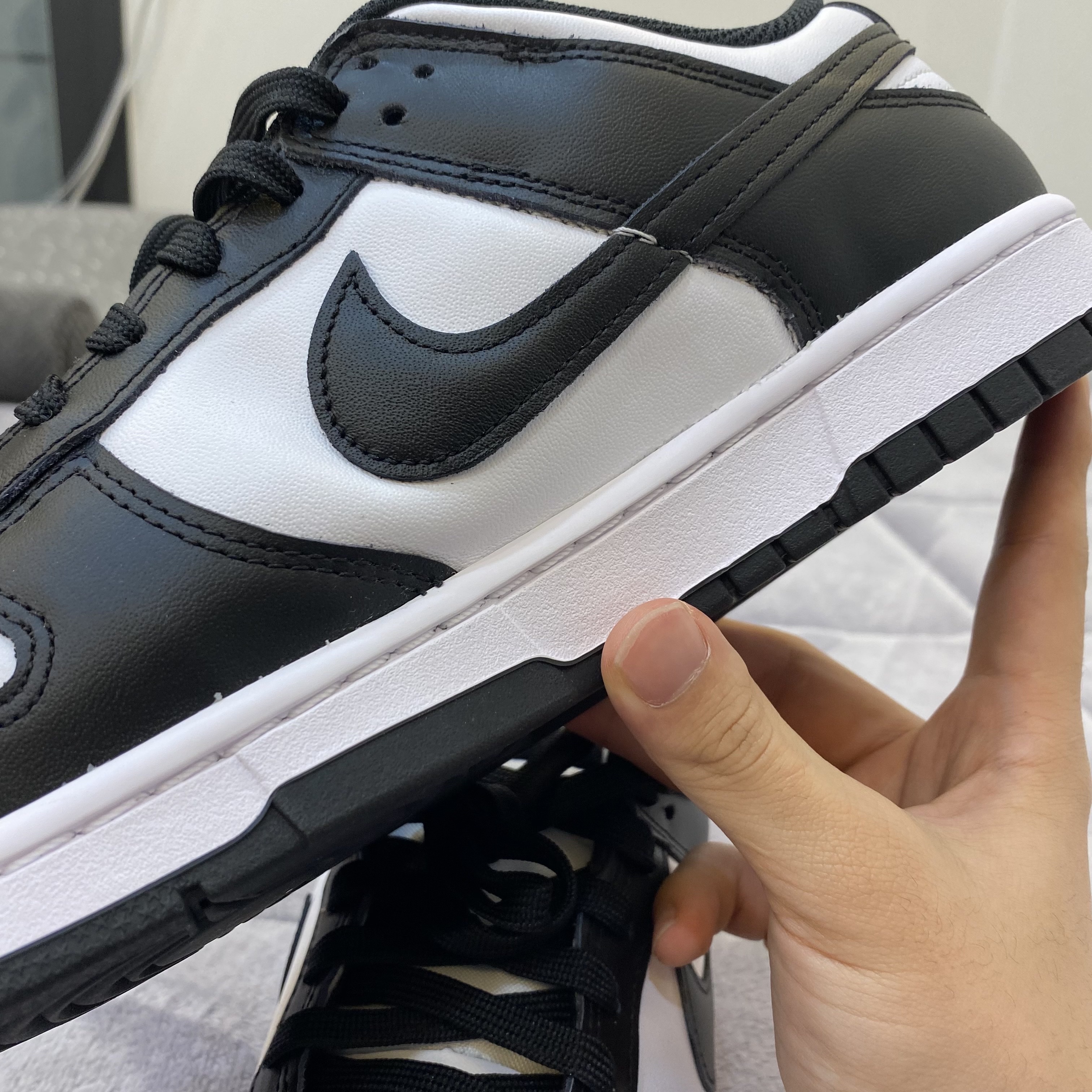 (W) Nike Dunk Low Black 착용 스타일