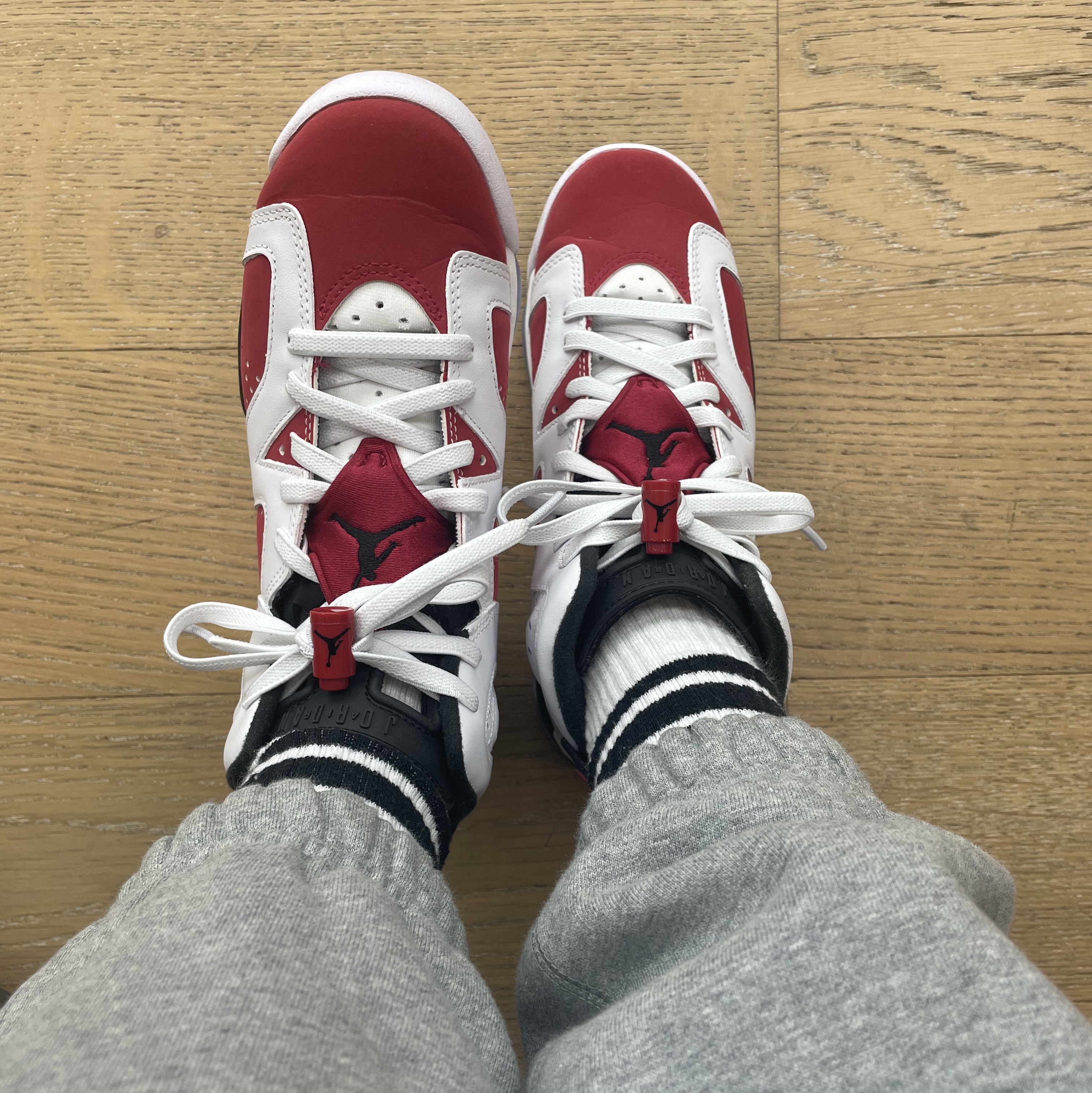(GS) Jordan 6 Retro Carmine 2021 착용 스타일