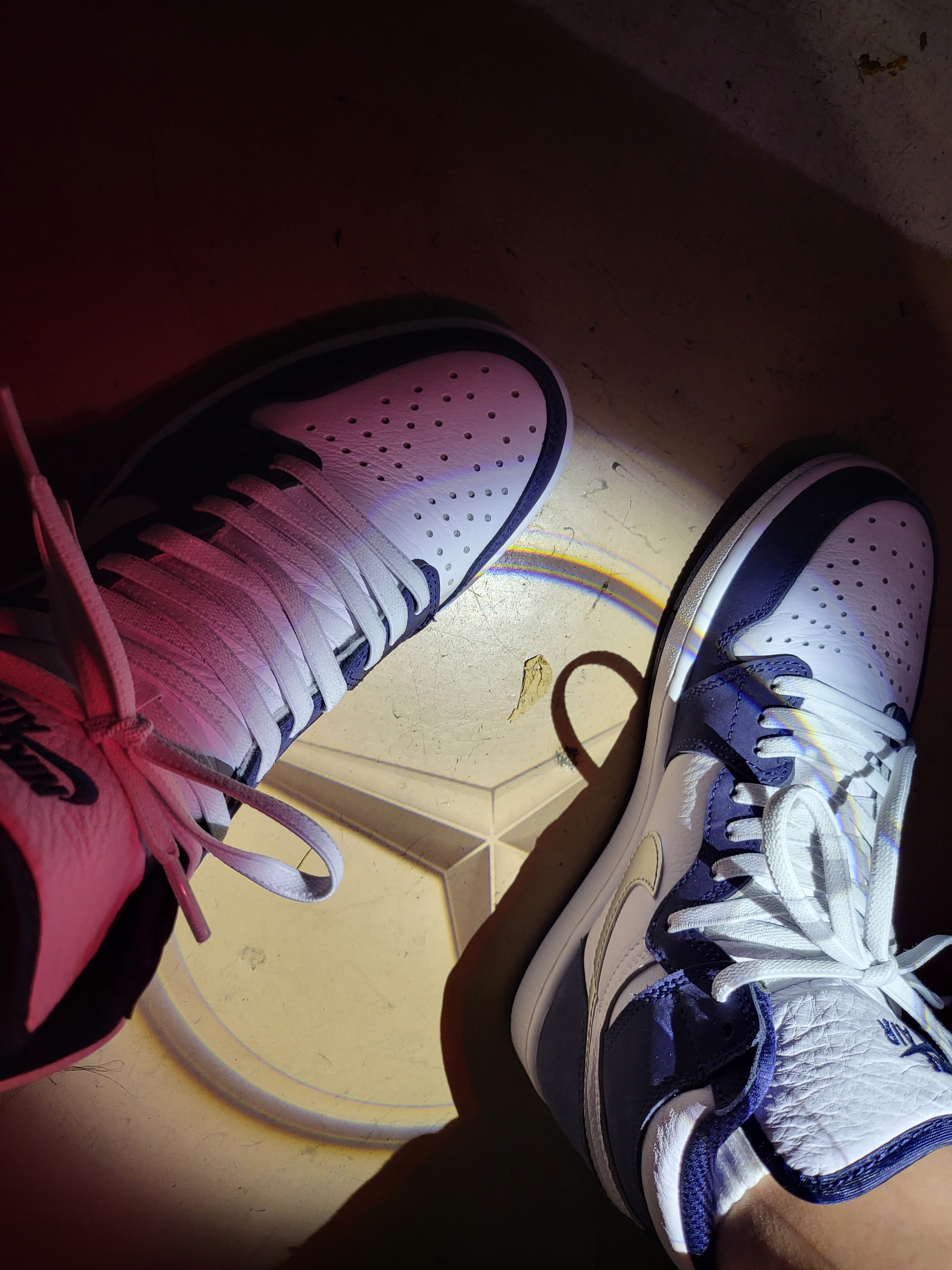 Jordan 1 Retro High OG CO.JP Midnight Navy, (GS) Jordan 1 Retro High OG CO.JP Midnight Navy 착용 스타일