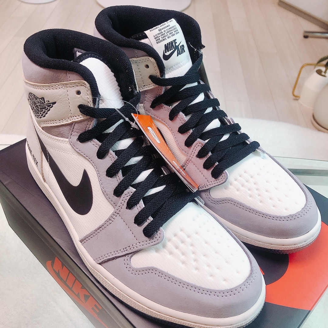Jordan 1 Element Gore-Tex Sail, Jordan 1 Retro High OG University Blue 착용 스타일 - 1
