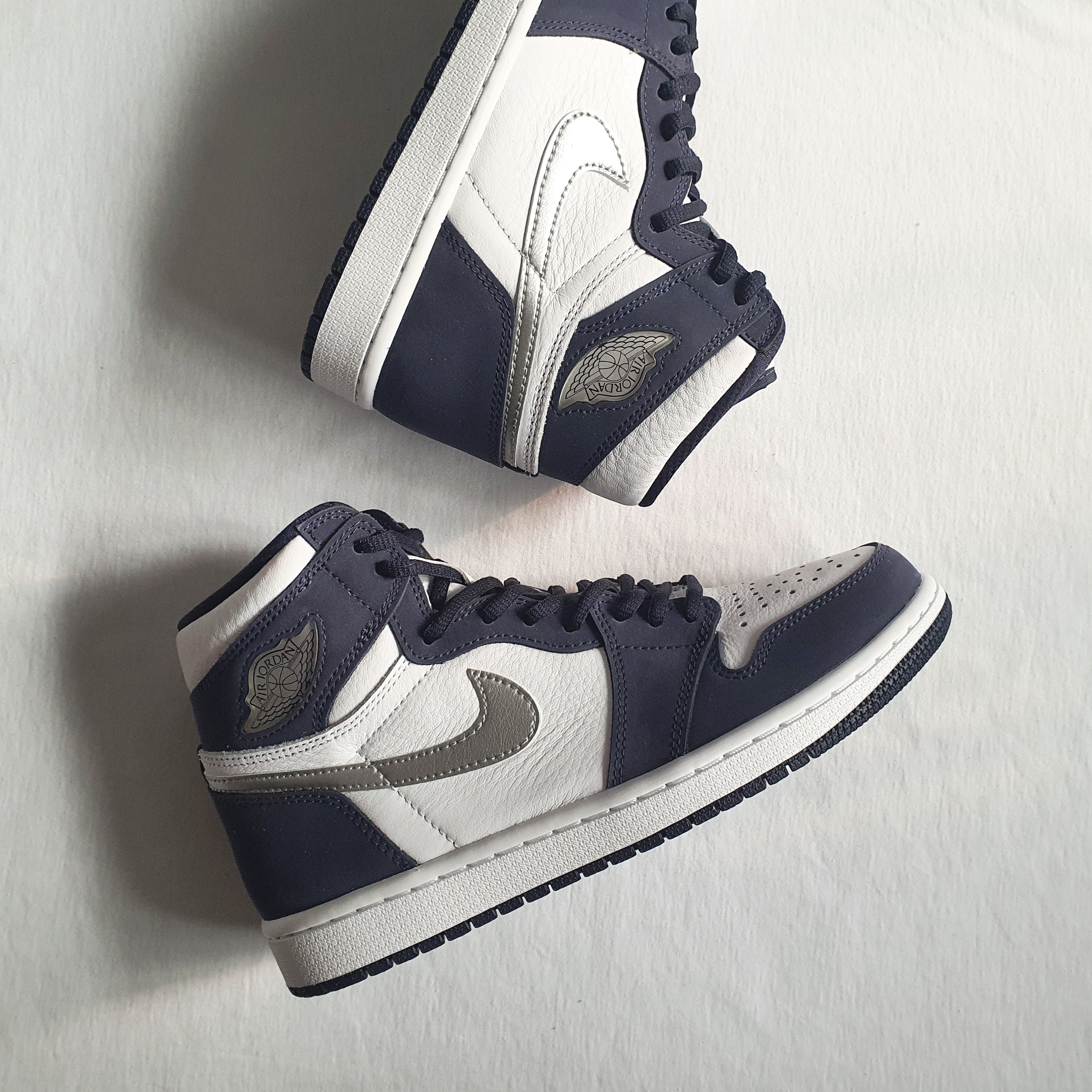 Jordan 1 Retro High OG CO.JP Midnight Navy, (GS) Jordan 1 Retro High OG CO.JP Midnight Navy 착용 스타일 - 5