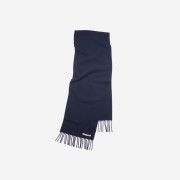 Acne Studios Skinny Wool Scarf Navy Blue