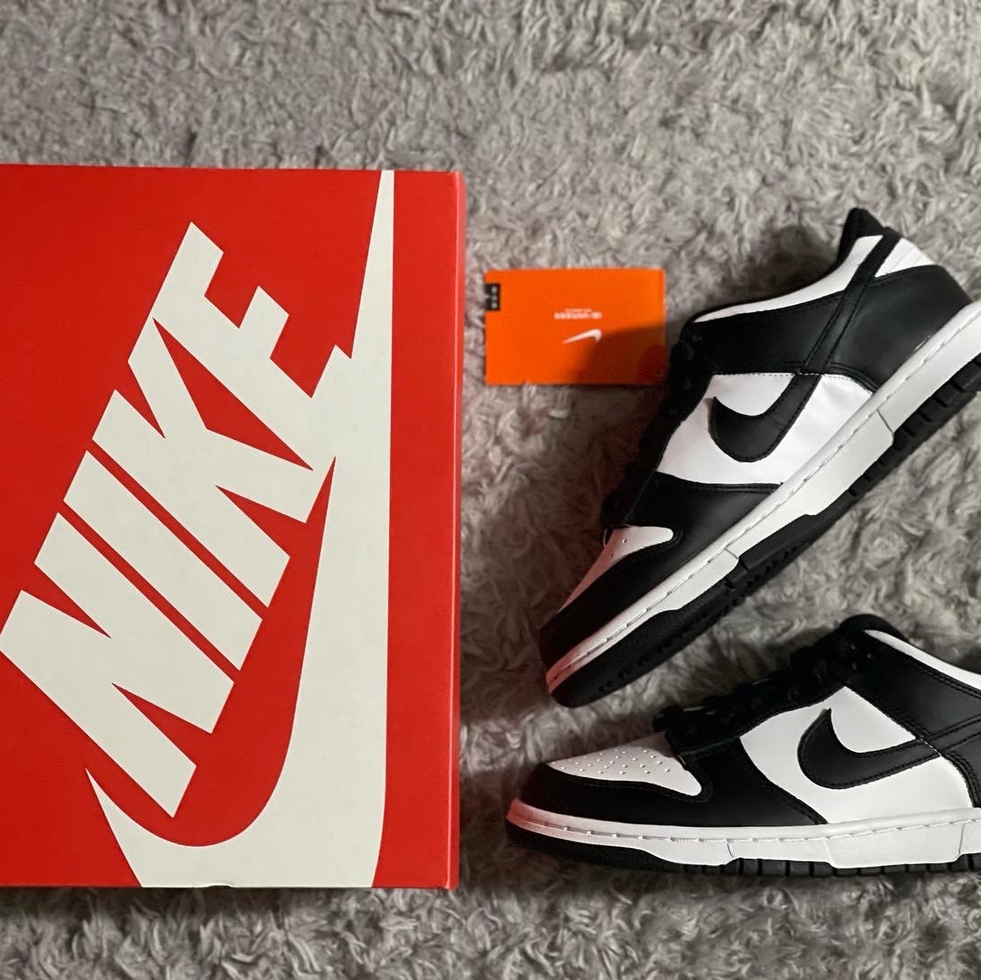(GS) Nike Dunk Low Black 착용 스타일 - 2