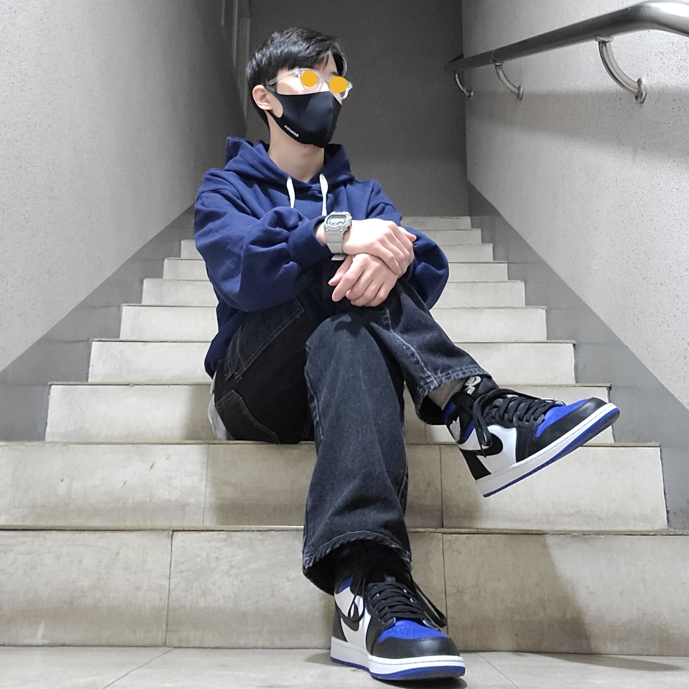 Jordan 1 Retro High OG Royal Toe 착용 스타일