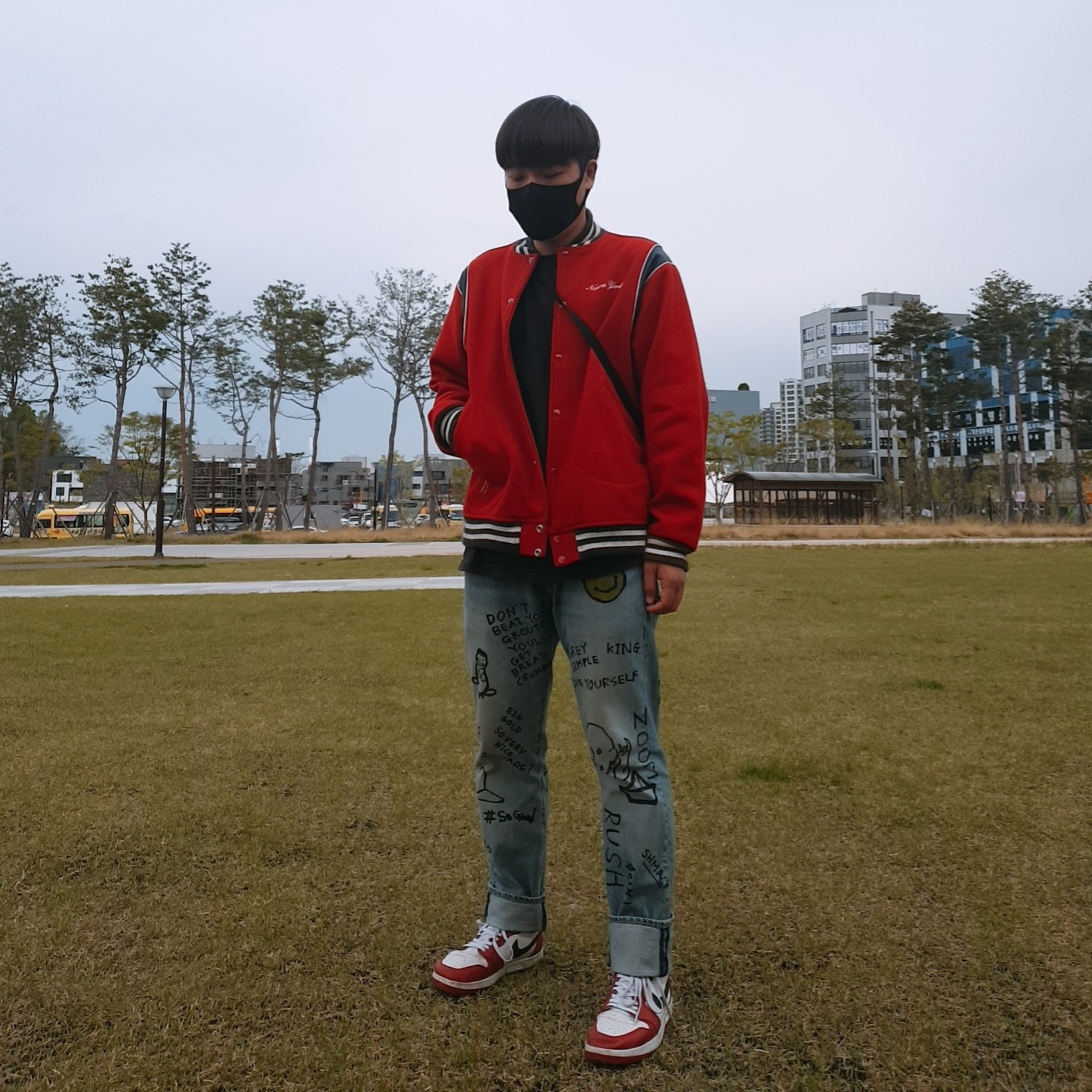 Jordan 1.5 Retro Chicago 2015 착용 스타일 - 2