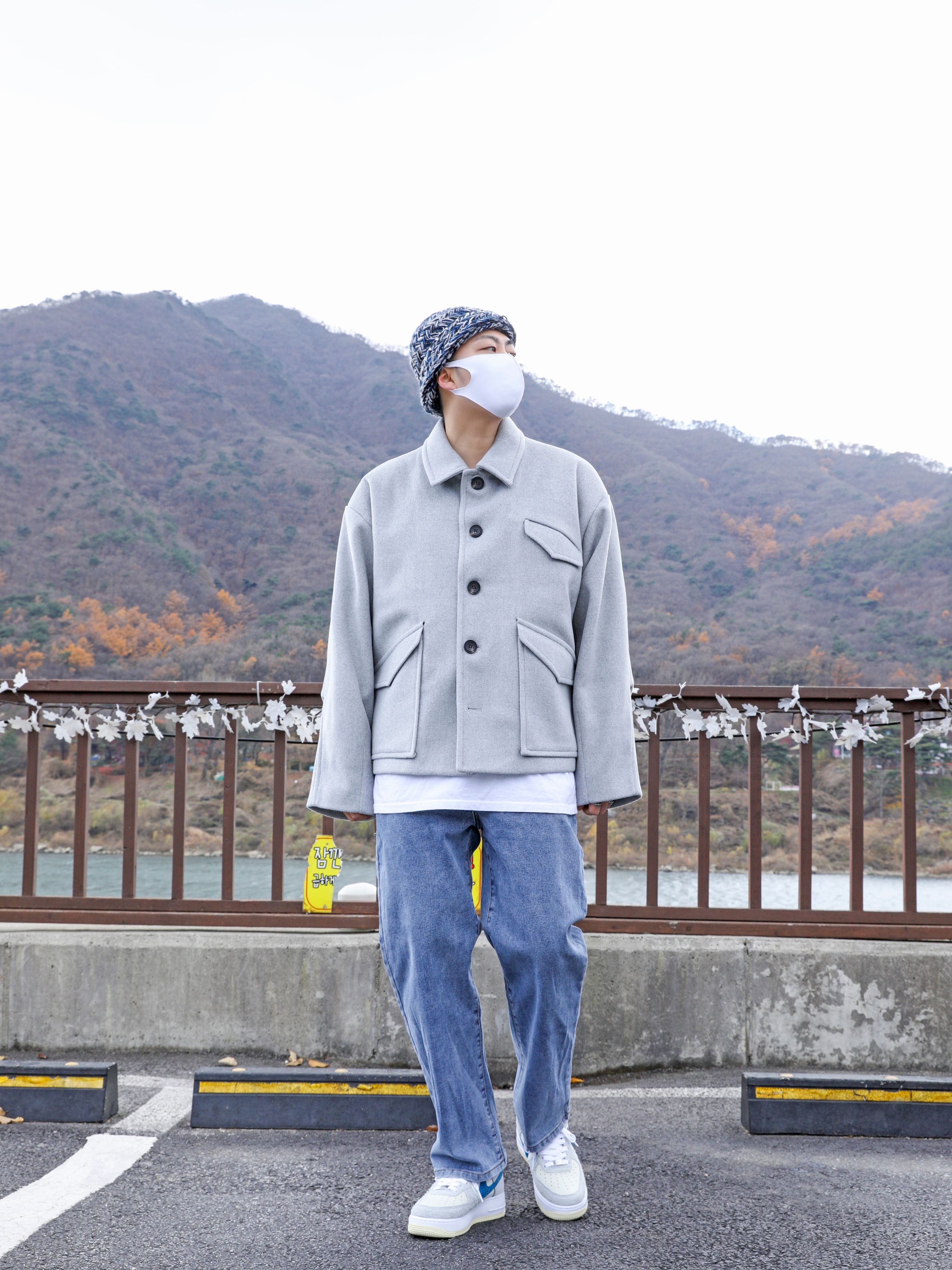 Nike Air Force 1 '07 Low White 착용 스타일 - 1