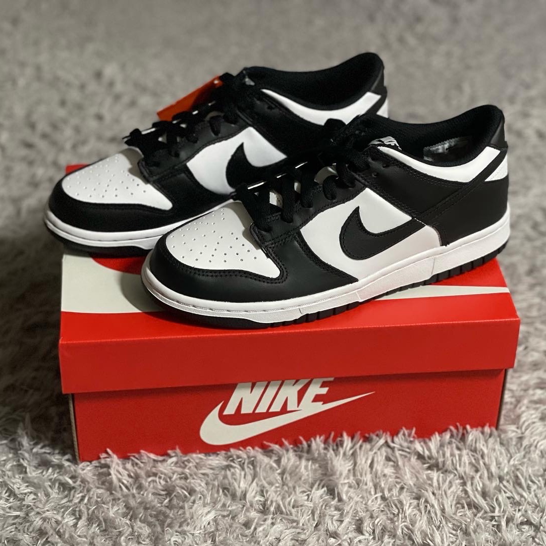 (GS) Nike Dunk Low Black 착용 스타일 - 3