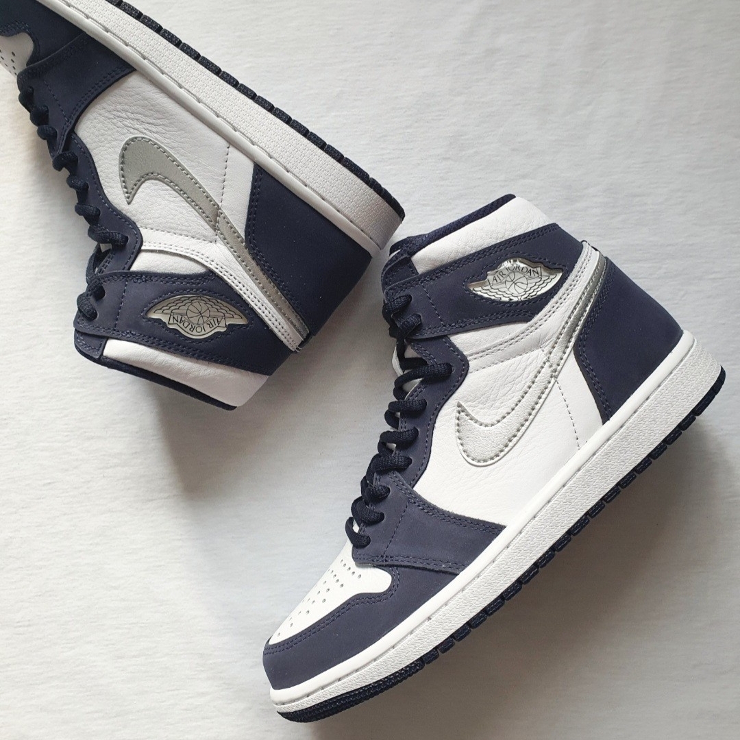 Jordan 1 Retro High OG CO.JP Midnight Navy, (GS) Jordan 1 Retro High OG CO.JP Midnight Navy 착용 스타일 - 2
