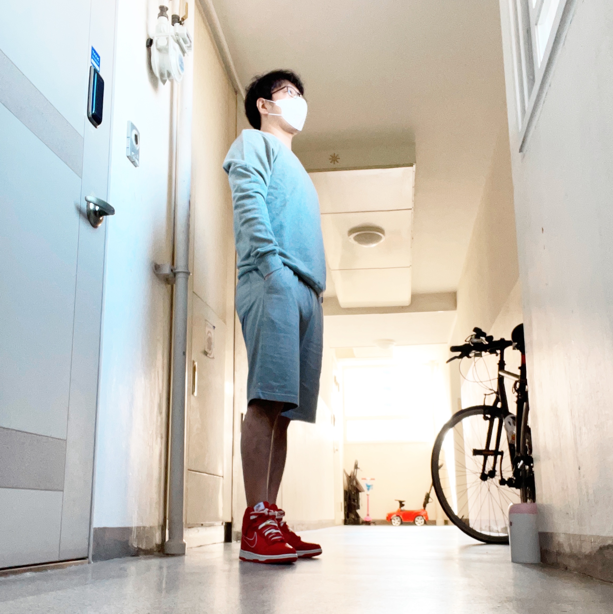Nike Dunk High SE First Use University Red 착용 스타일