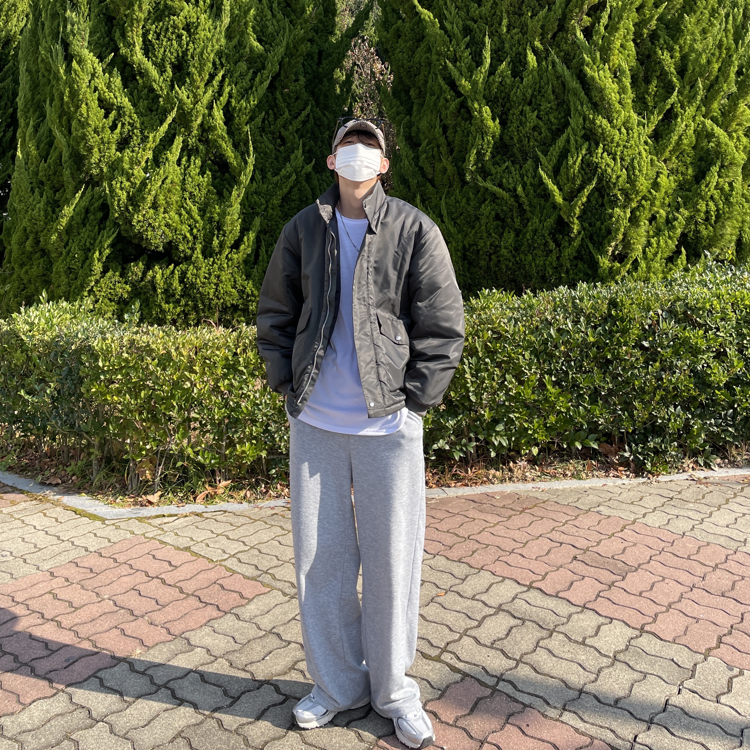 New Balance 530 Steel Grey 착용 스타일