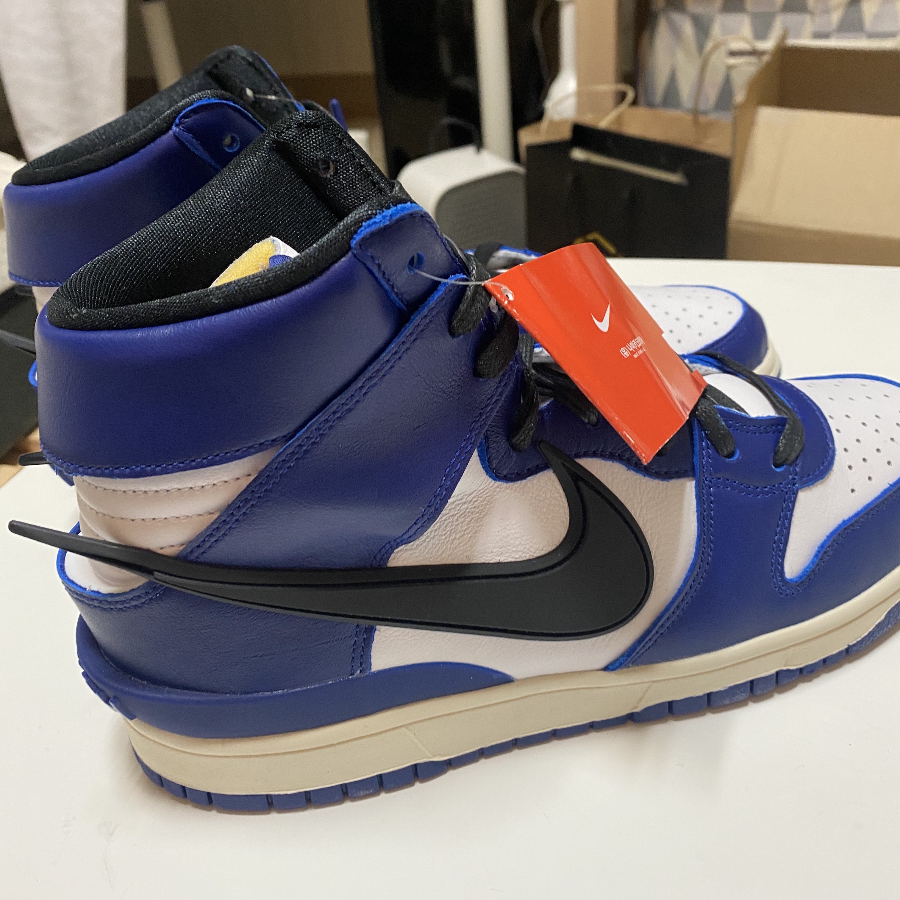 Nike x Ambush Dunk High Deep Royal Blue 착용 스타일
