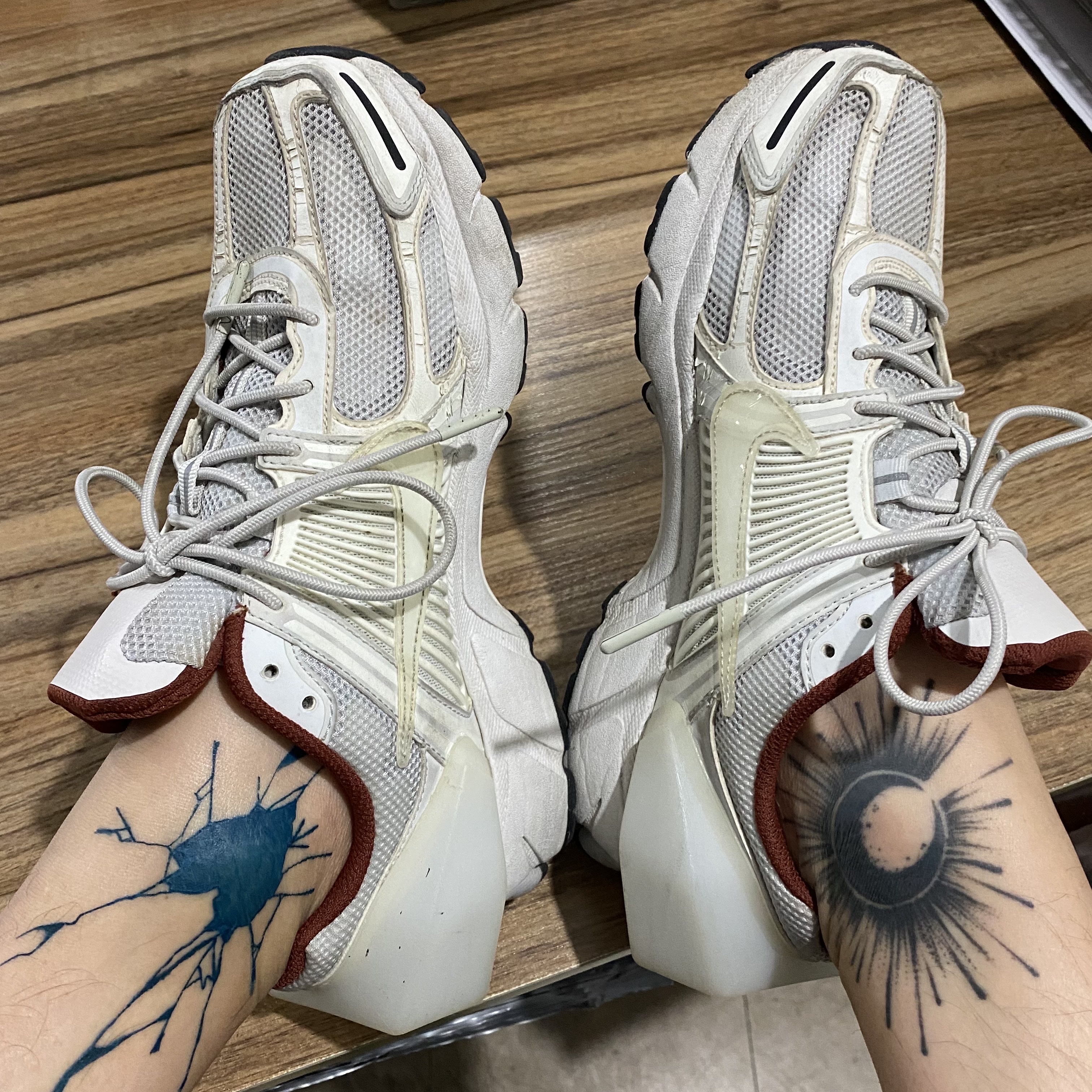Nike x A-Cold-Wall Zoom Vomero 5 Sail 착용 스타일