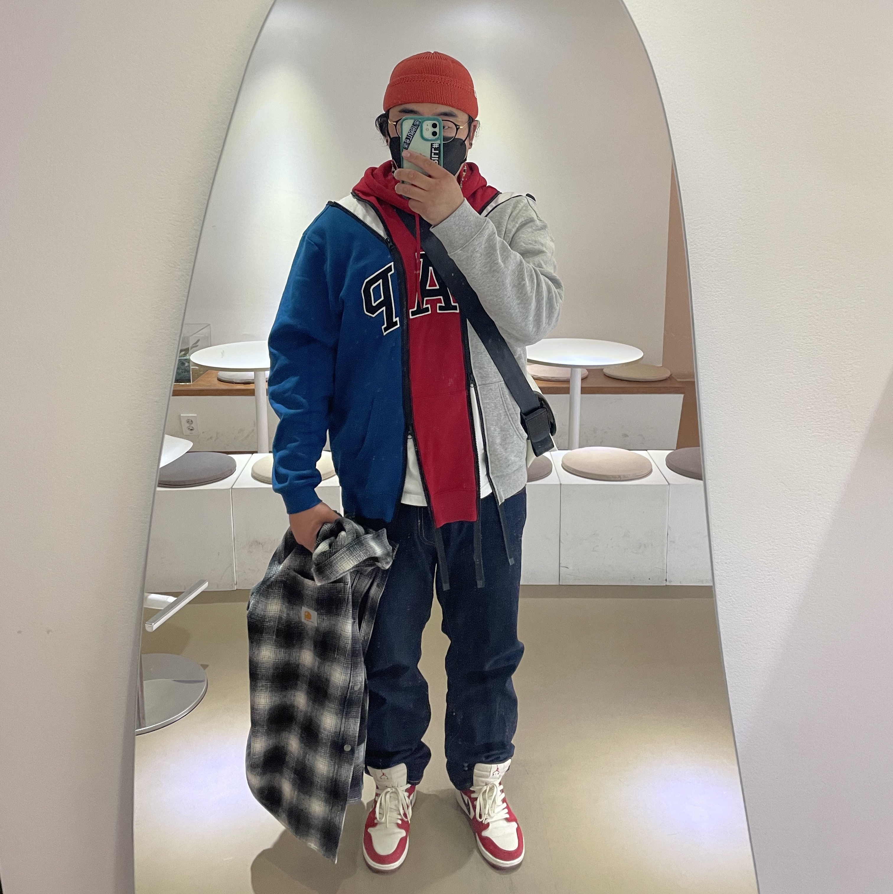 Jordan 1 KO High OG Chicago 착용 스타일 - 1