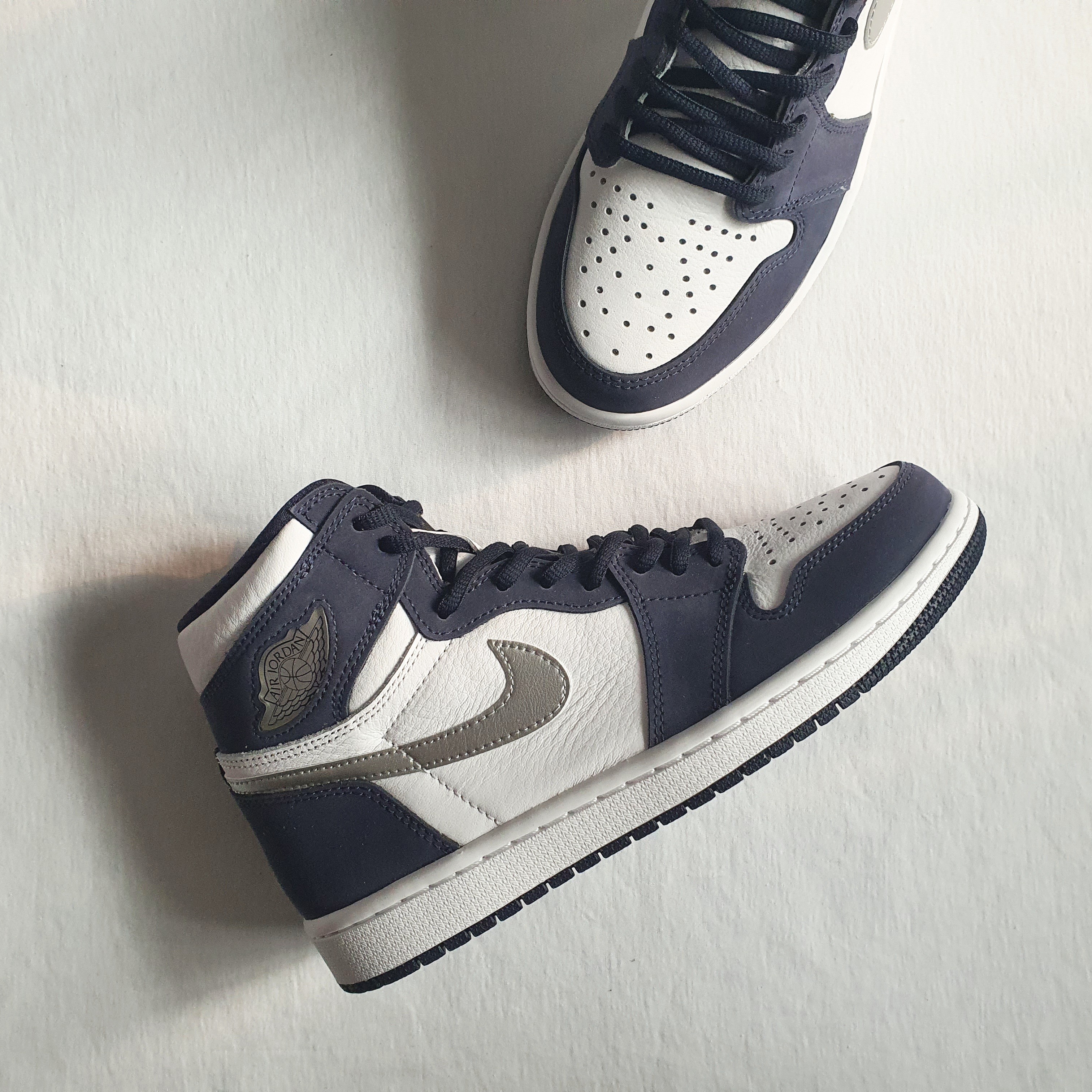 Jordan 1 Retro High OG CO.JP Midnight Navy, (GS) Jordan 1 Retro High OG CO.JP Midnight Navy 착용 스타일 - 3