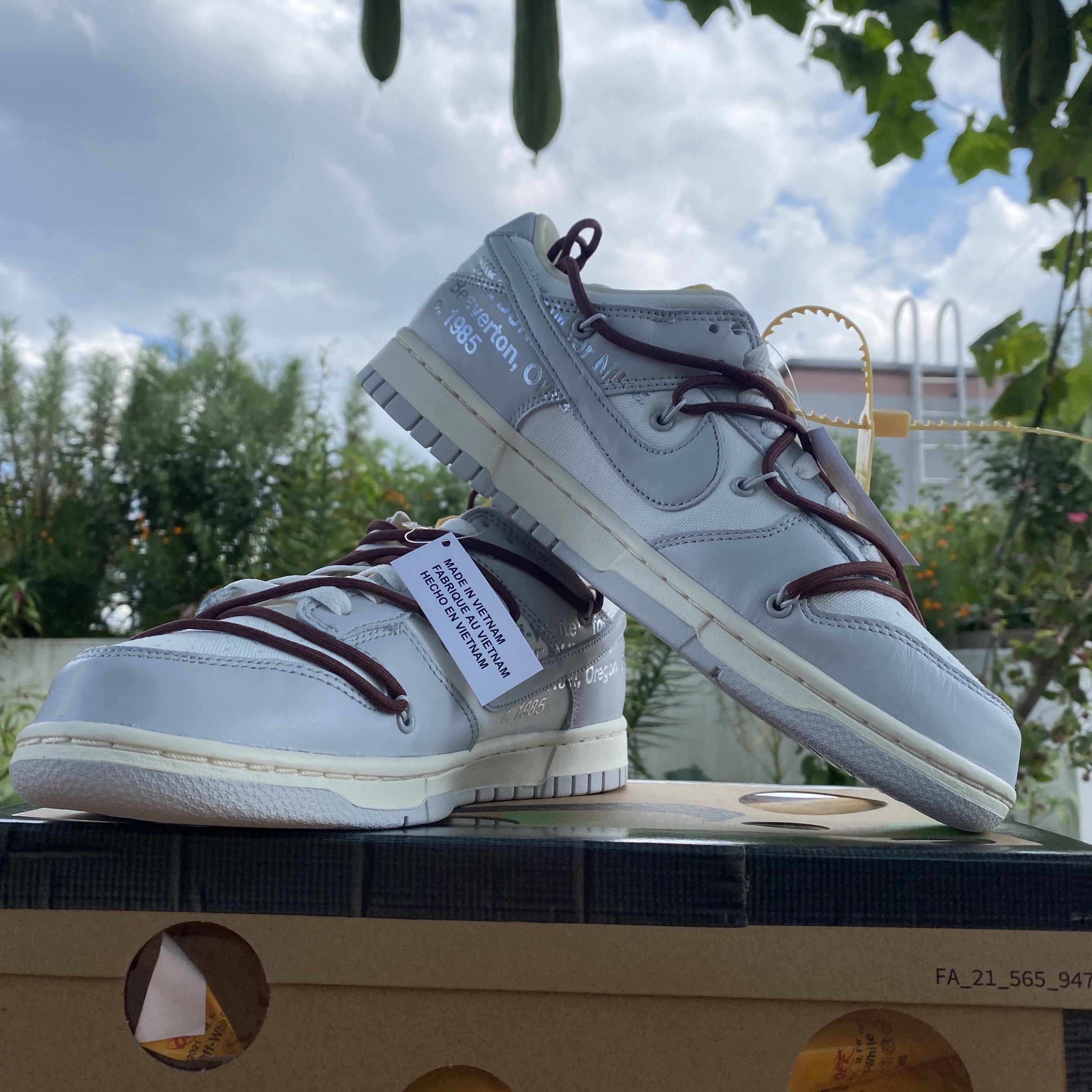 Nike x Off-White Dunk Low The 50 - Lot 46 착용 스타일
