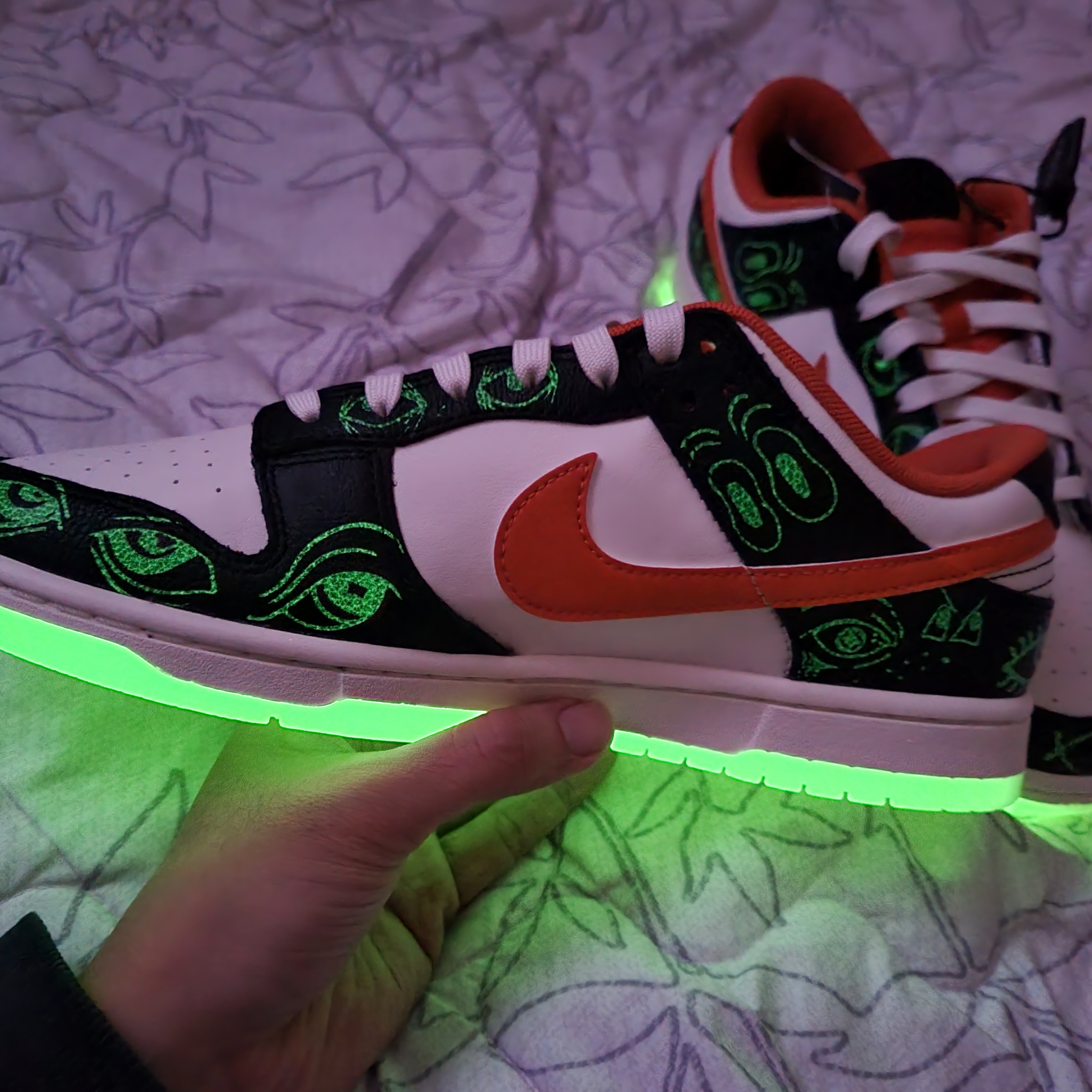 Nike Dunk Low Retro PRM Halloween 착용 스타일 - 4