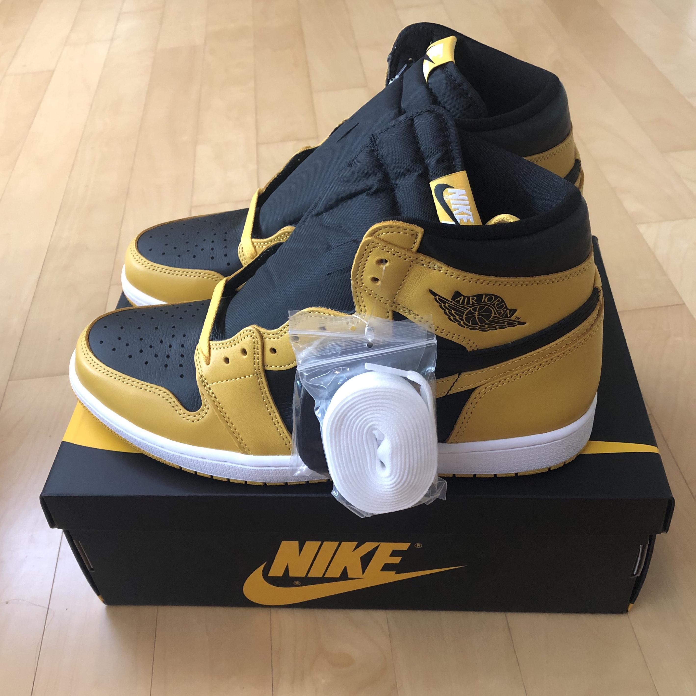Jordan 1 Retro High OG Pollen, Jordan 1 Mid Pollen 착용 스타일 - 2