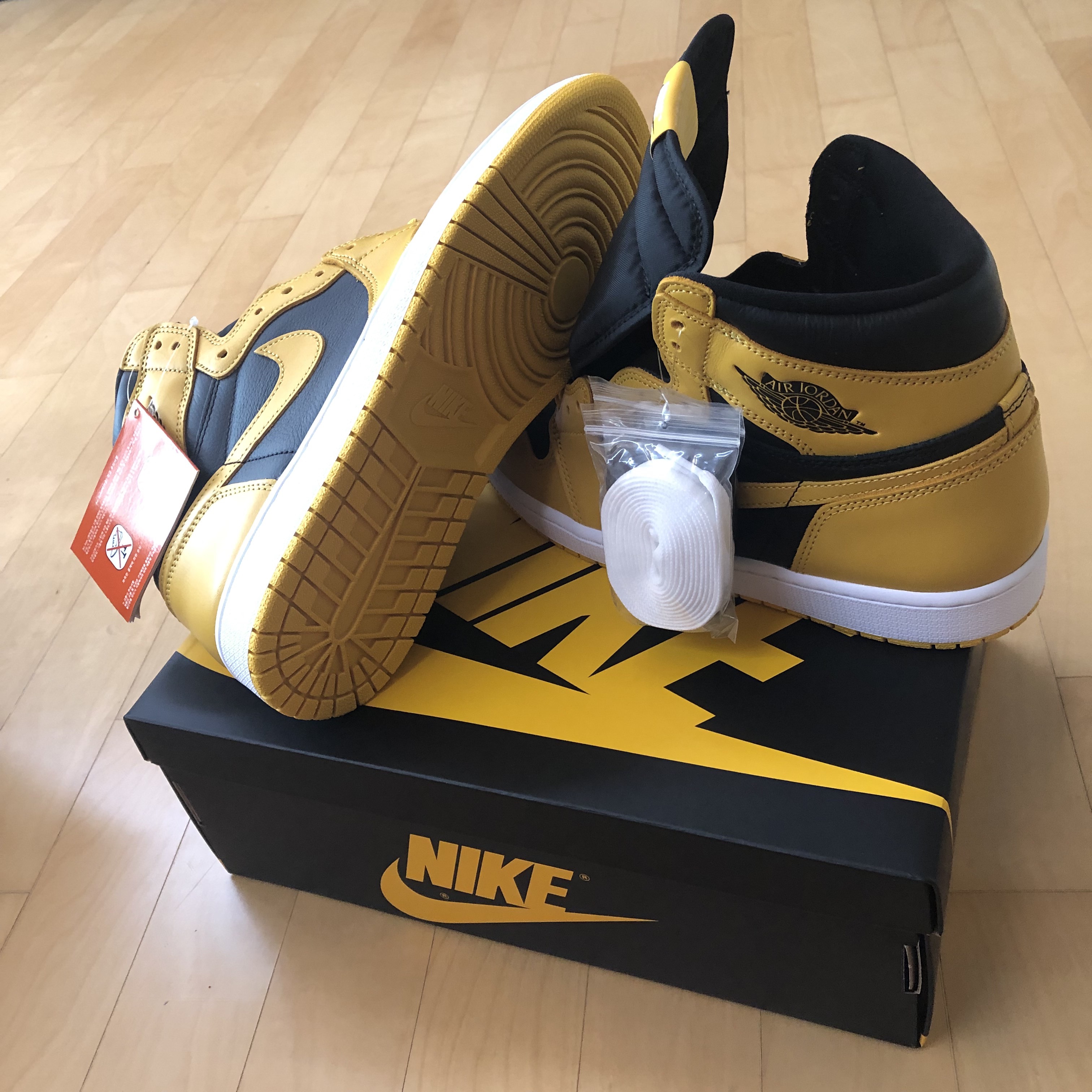 Jordan 1 Retro High OG Pollen, Jordan 1 Mid Pollen 착용 스타일 - 3