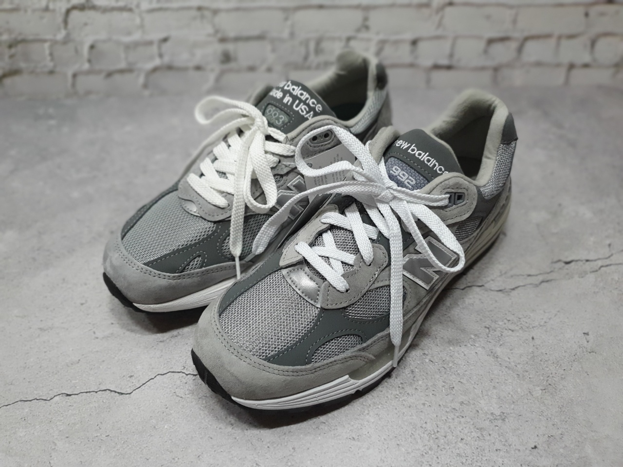 New Balance 992 Made in USA Grey - D Standard, New Balance 993 Made in USA Grey - D Standard 착용 스타일