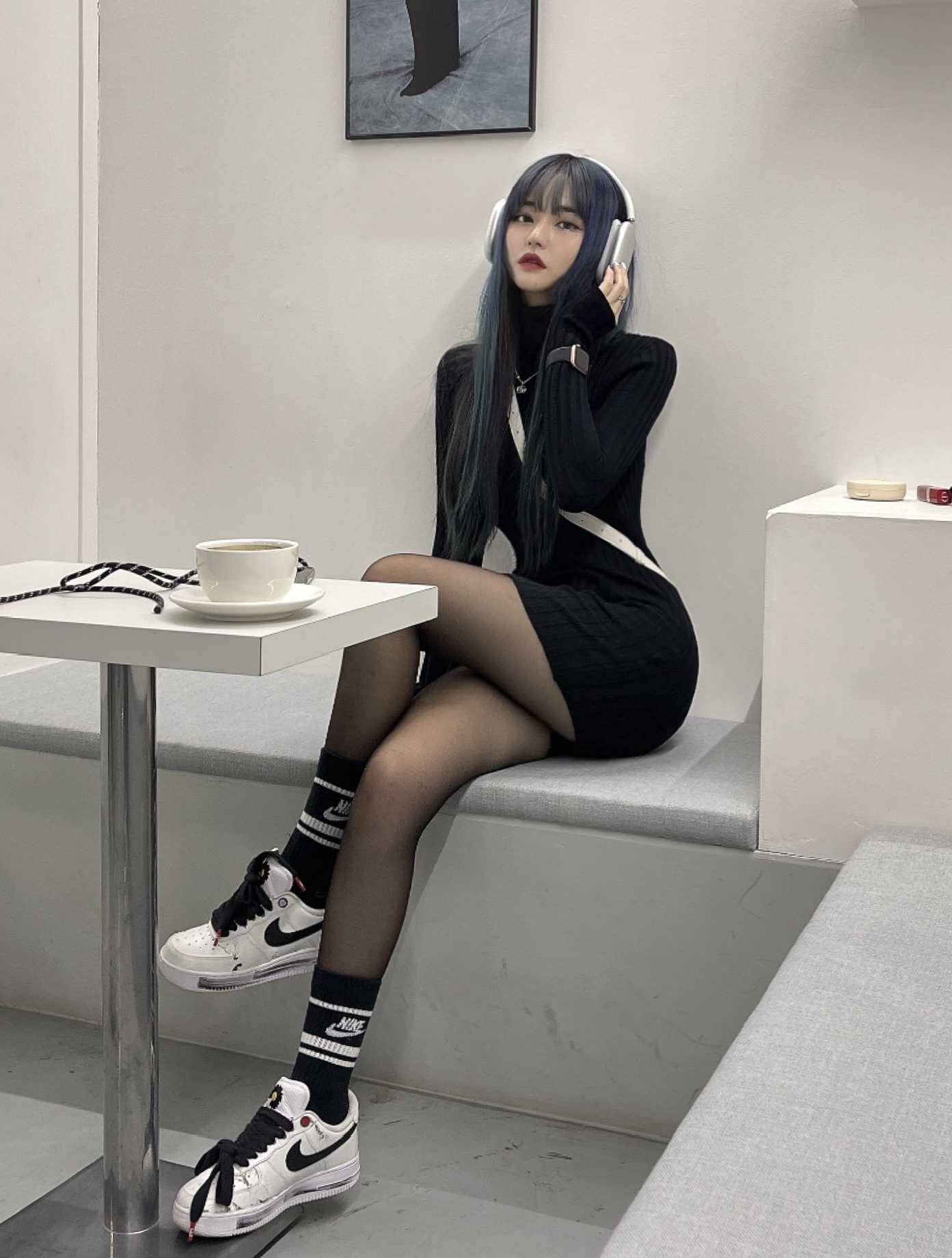 Nike x Peaceminusone Air Force 1 Low Para-Noise 2.0 착용 스타일 - 1