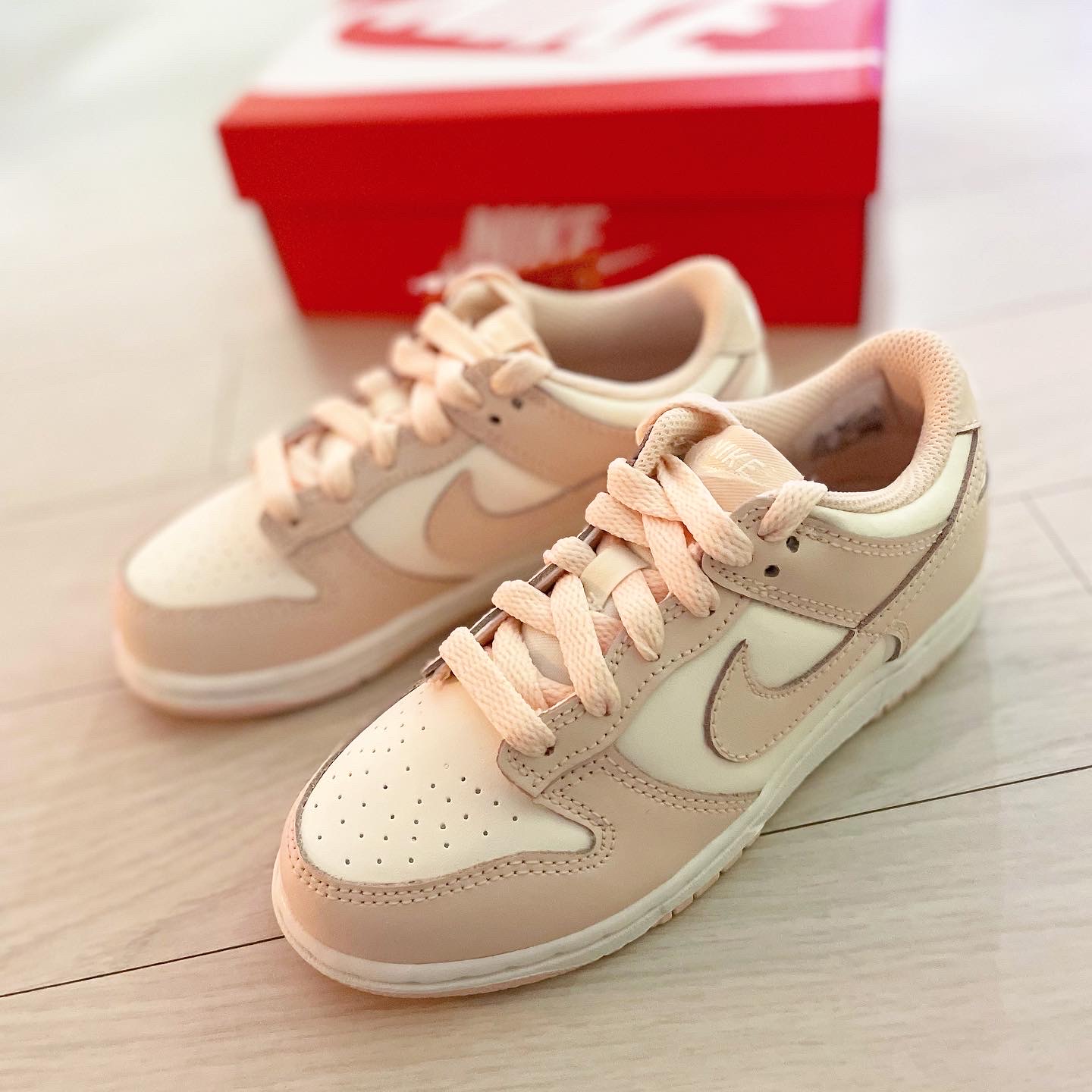 (PS) Nike Dunk Low Orange Pearl 착용 스타일