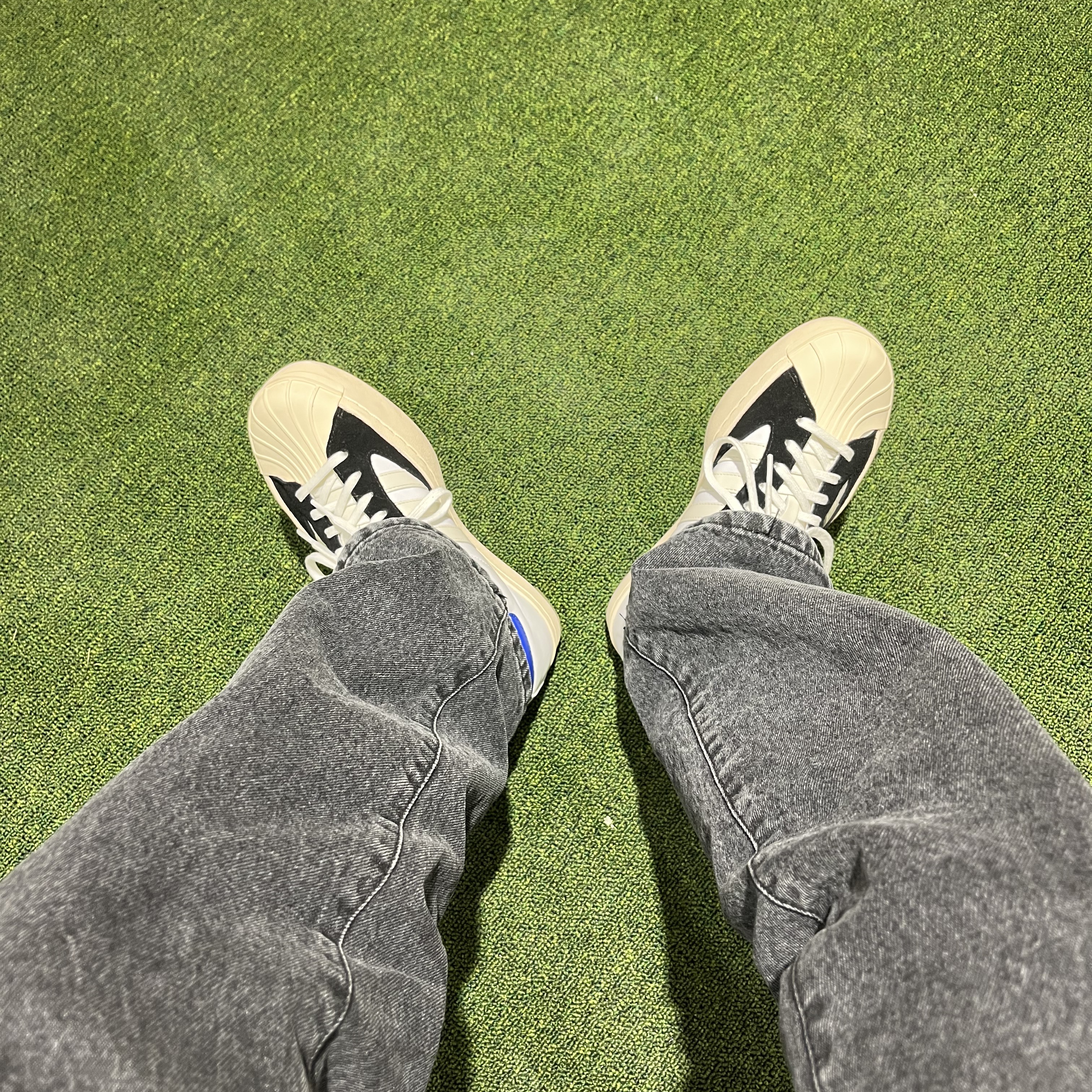 Y-3 Yohji Star Cloud White Bold Blue 착용 스타일 - 3