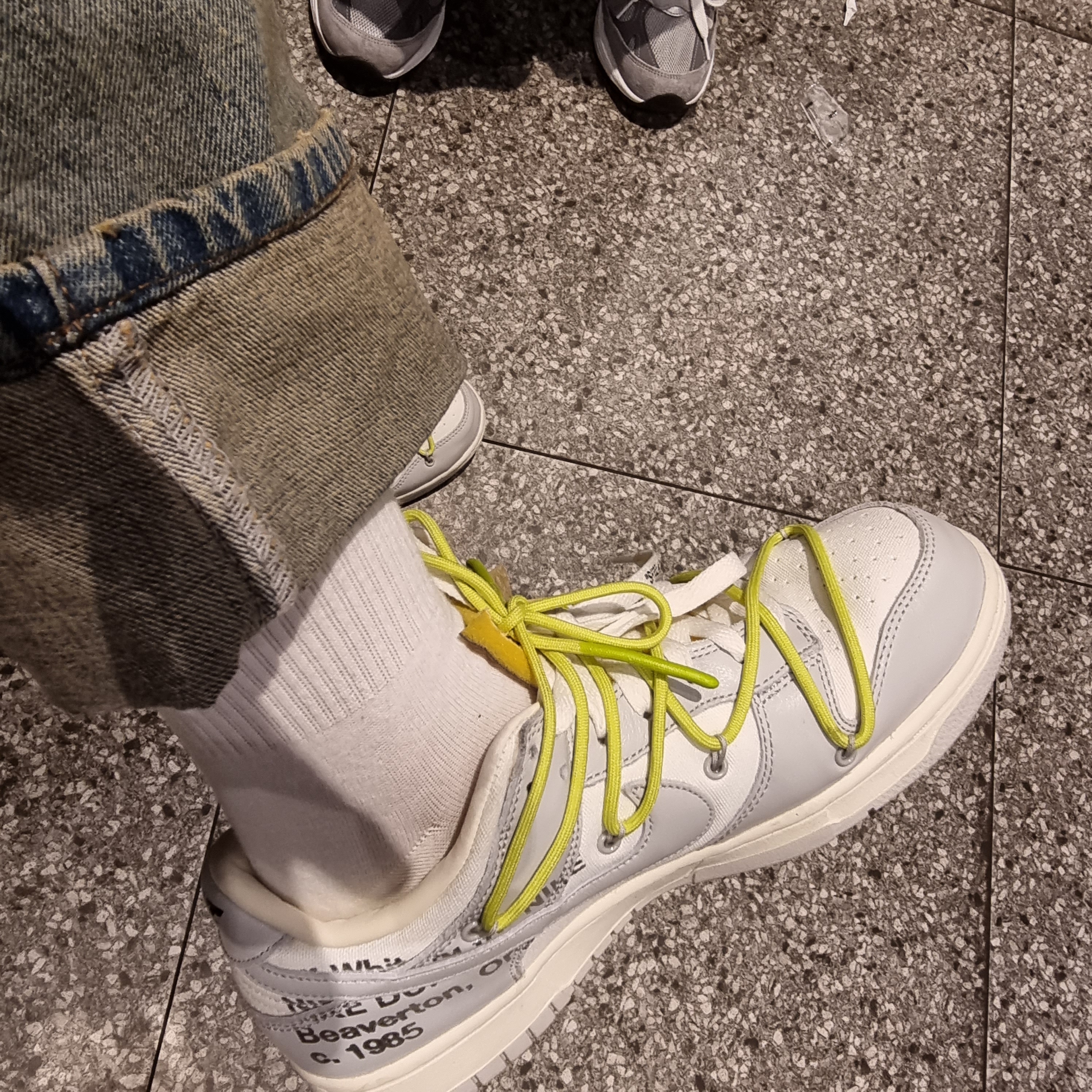 Nike x Off-White Dunk Low The 50 - Lot 46 착용 스타일 - 3