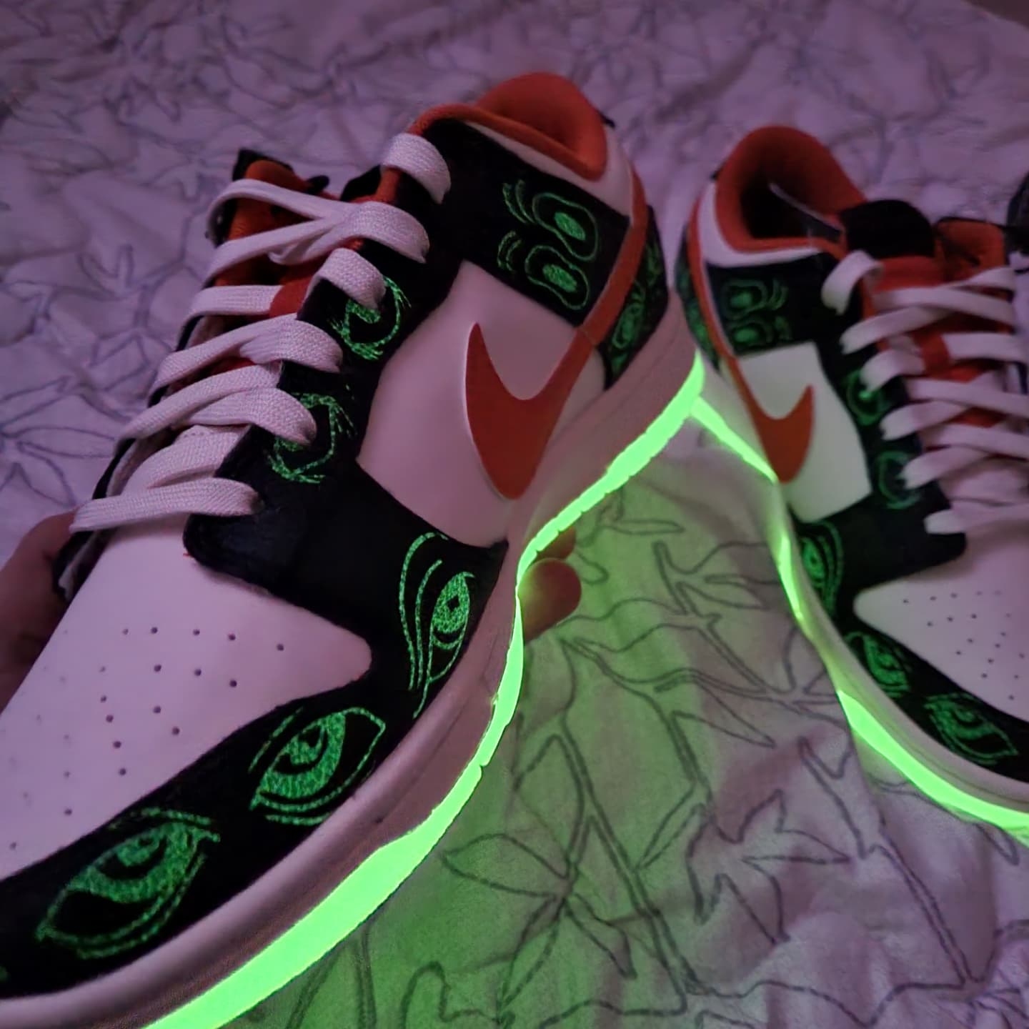 Nike Dunk Low Retro PRM Halloween 착용 스타일 - 2