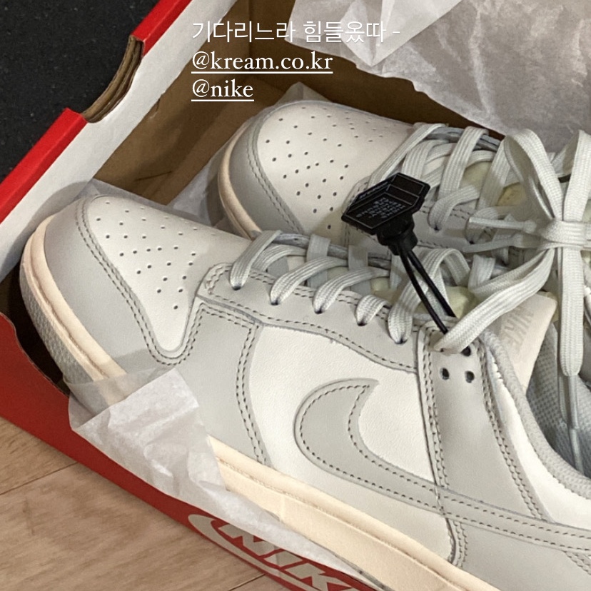 (W) Nike Dunk Low Light Bone 착용 스타일