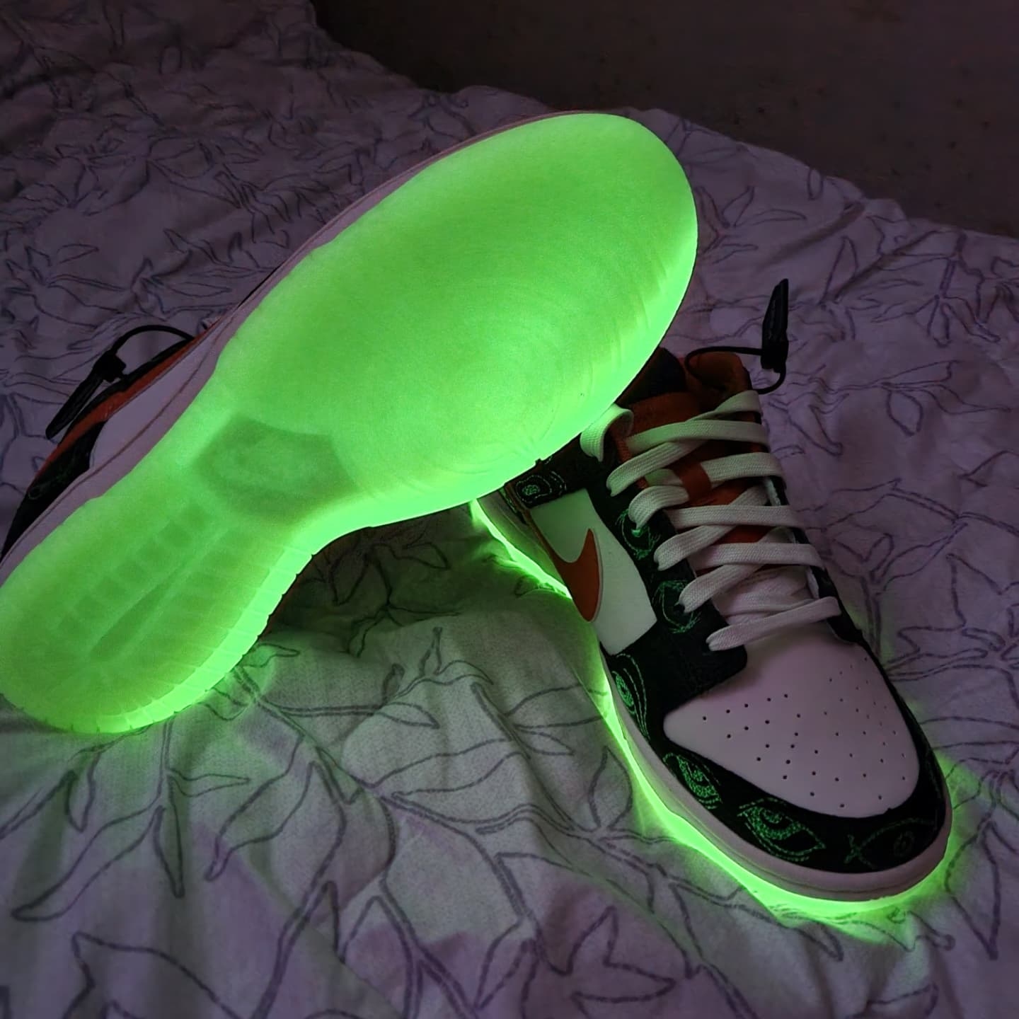 Nike Dunk Low Retro PRM Halloween 착용 스타일 - 3