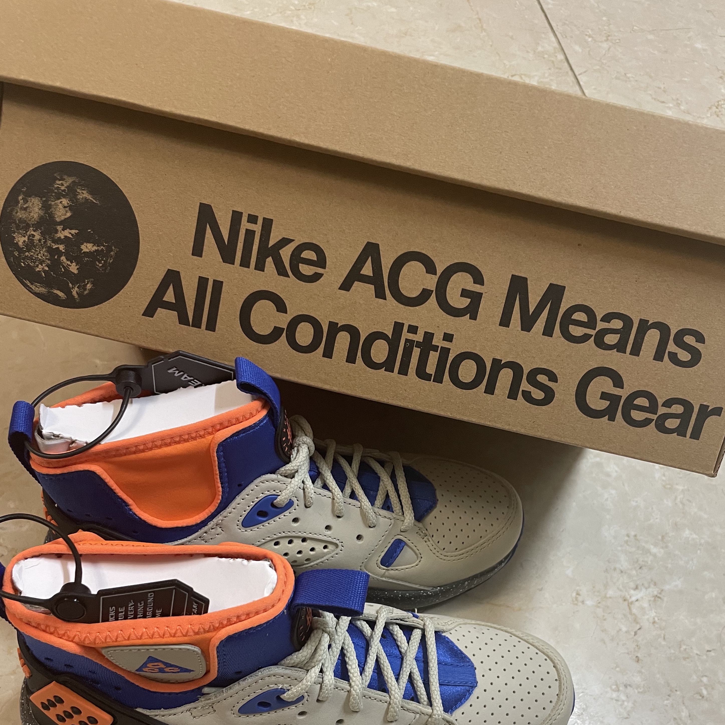 Nike ACG Air Mowabb Rattan Birch 착용 스타일 - 5