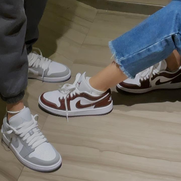 (W) Jordan 1 Low White Wolf Grey, (W) Jordan 1 Low Bronze Eclipse 착용 스타일