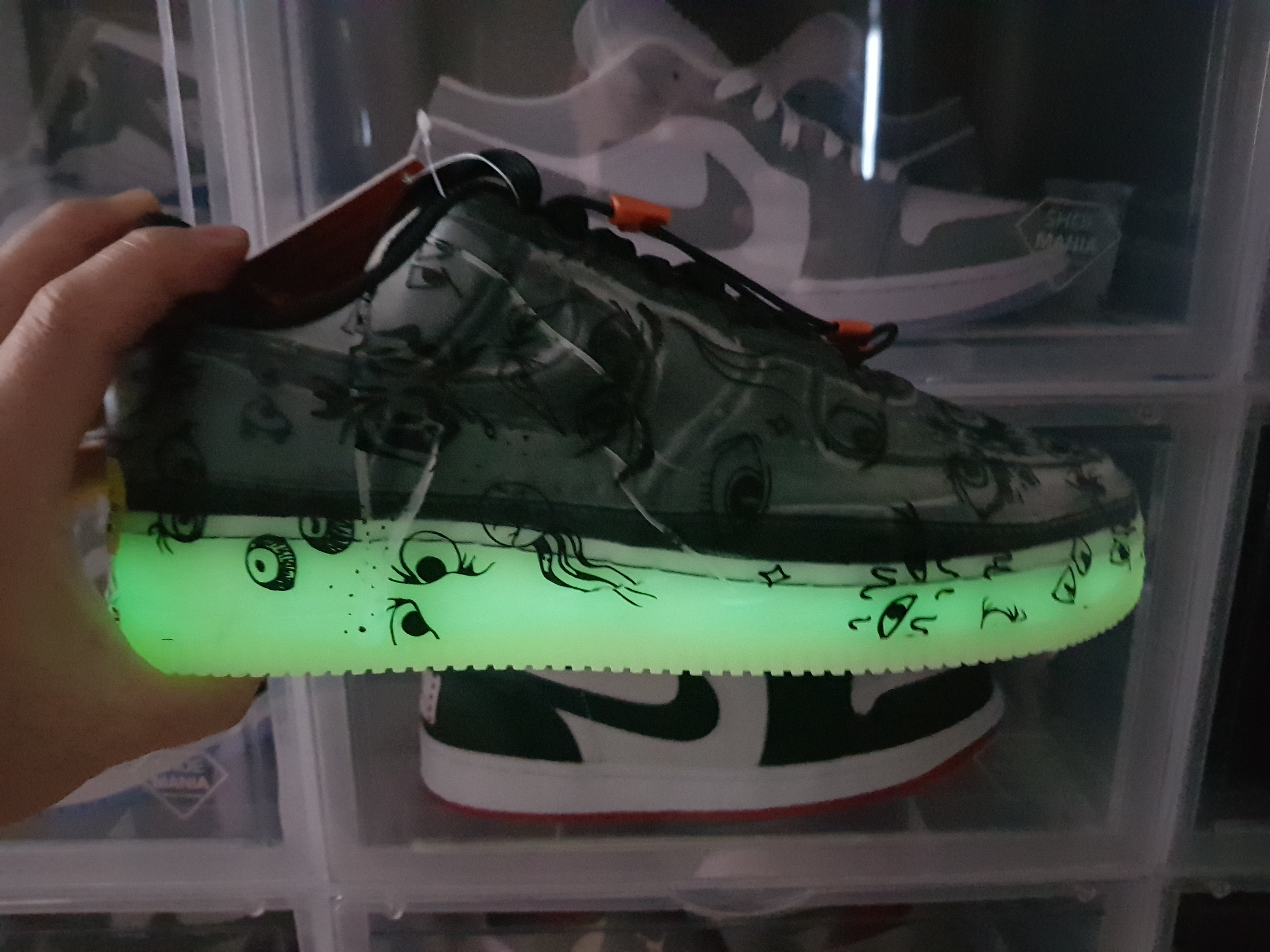 Nike Air Force 1 Low Experimental Halloween 착용 스타일