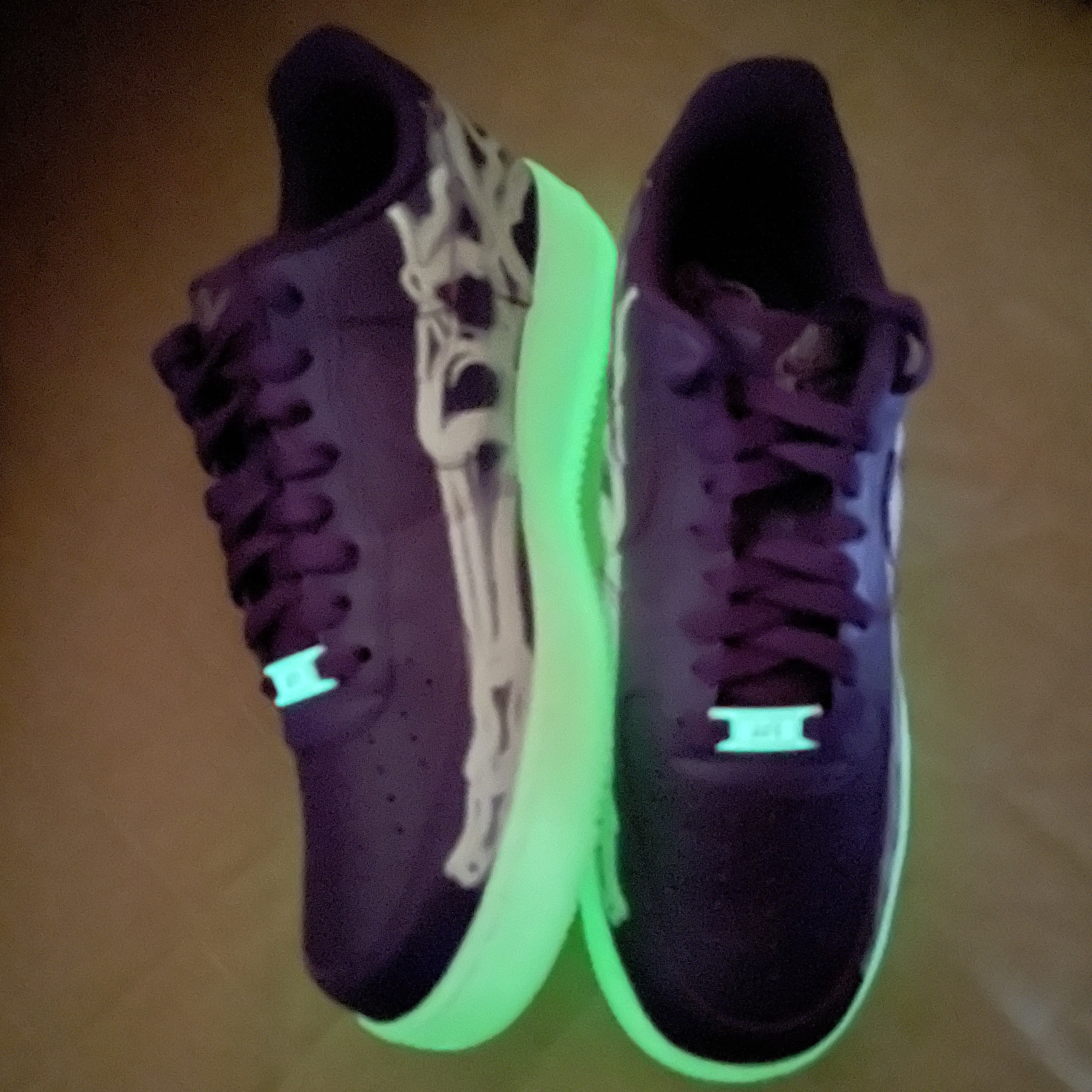 Nike Air Force 1 Low '07 Purple Skeleton 착용 스타일