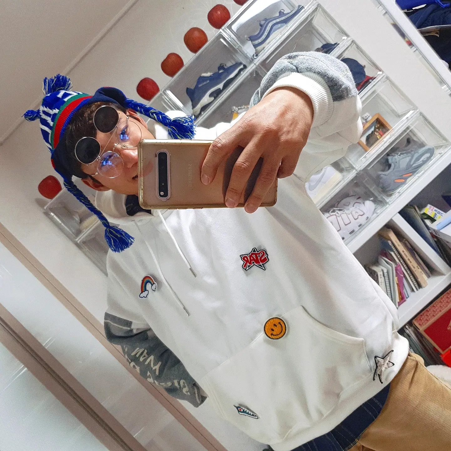 Nike Air More Uptempo White Varsity Red 2021 착용 스타일 - 2