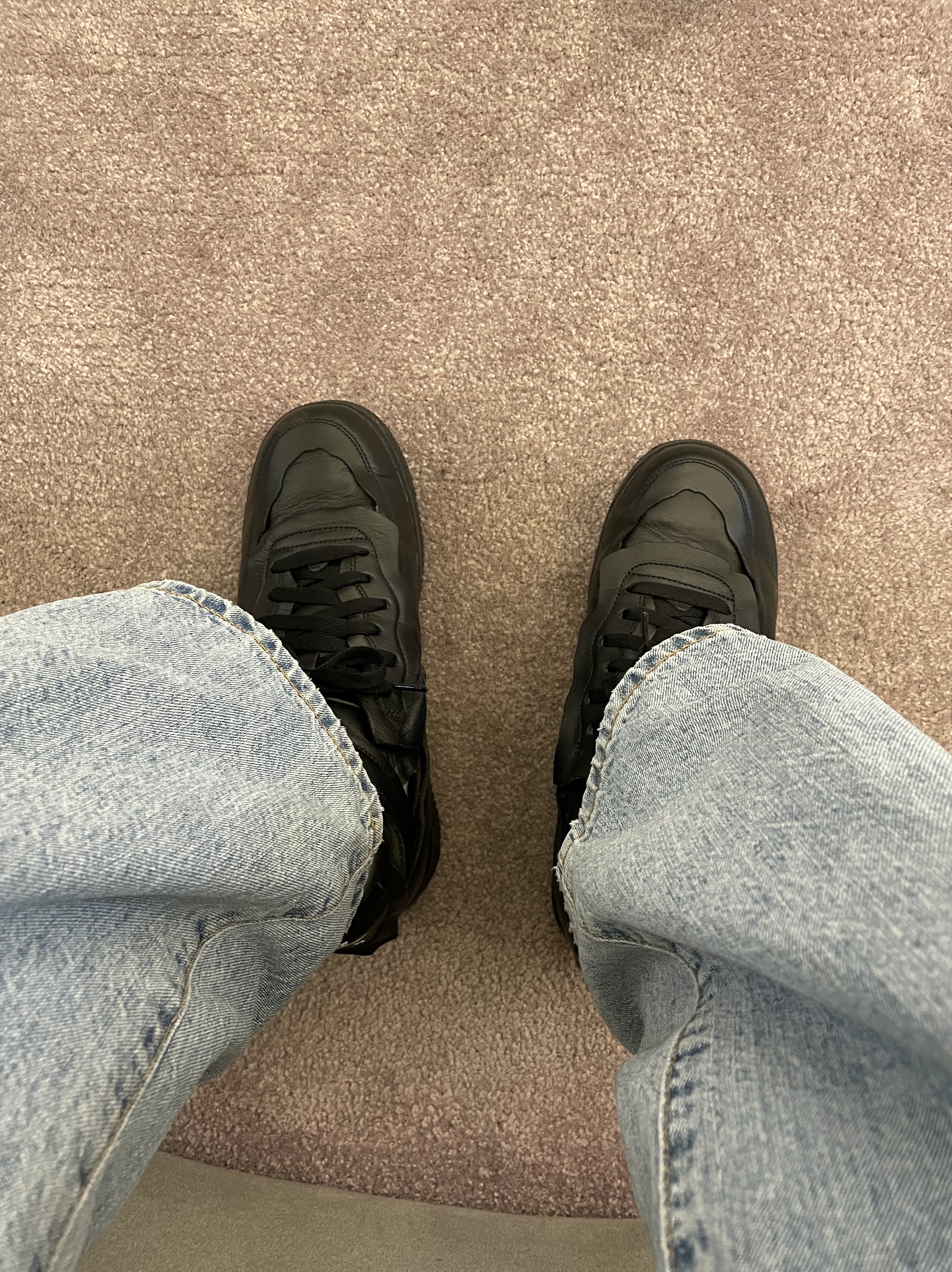 Nike x Comme des Garcons Homme Plus Air Force Mid Black 착용 스타일