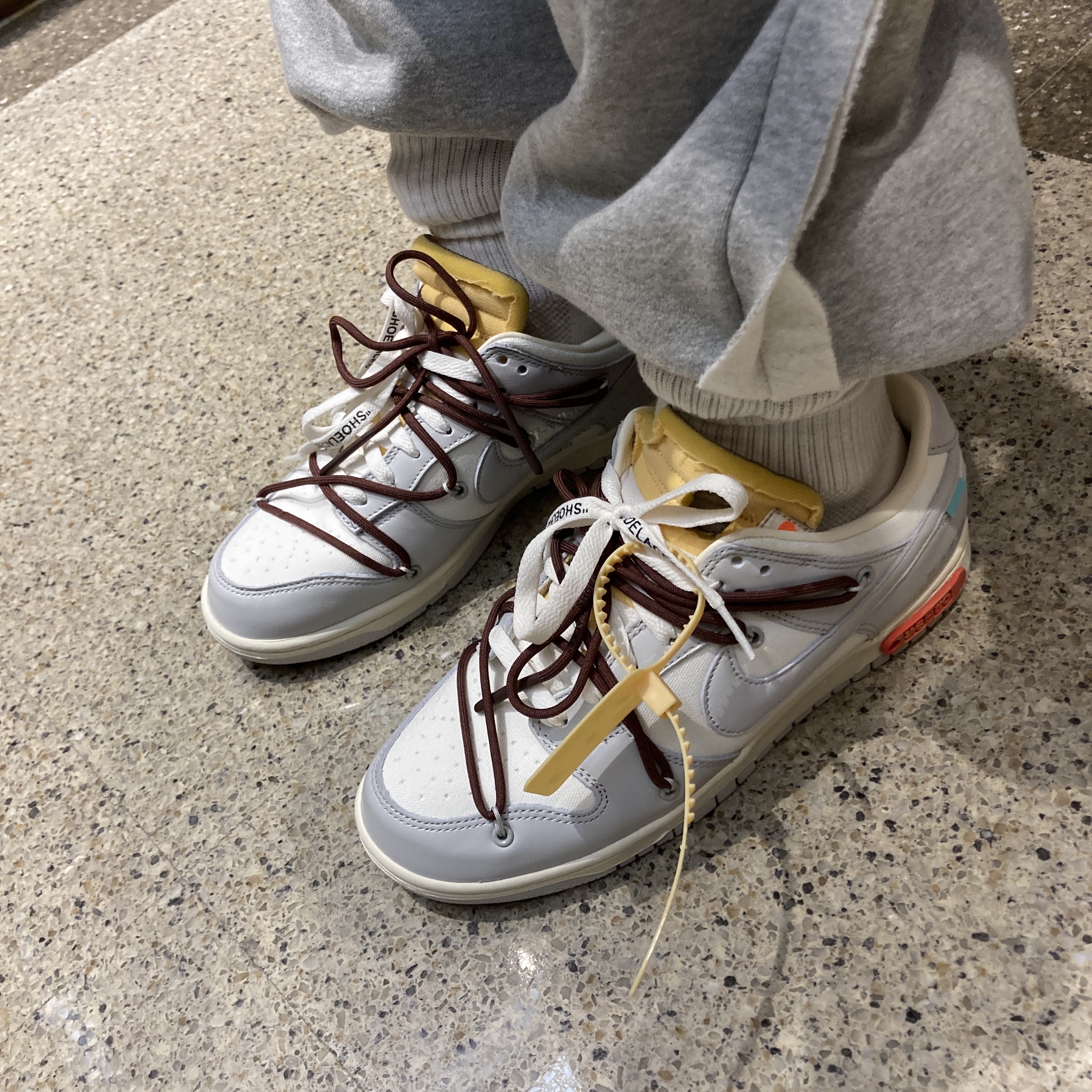 Nike x Off-White Dunk Low The 50 - Lot 46 착용 스타일 - 1