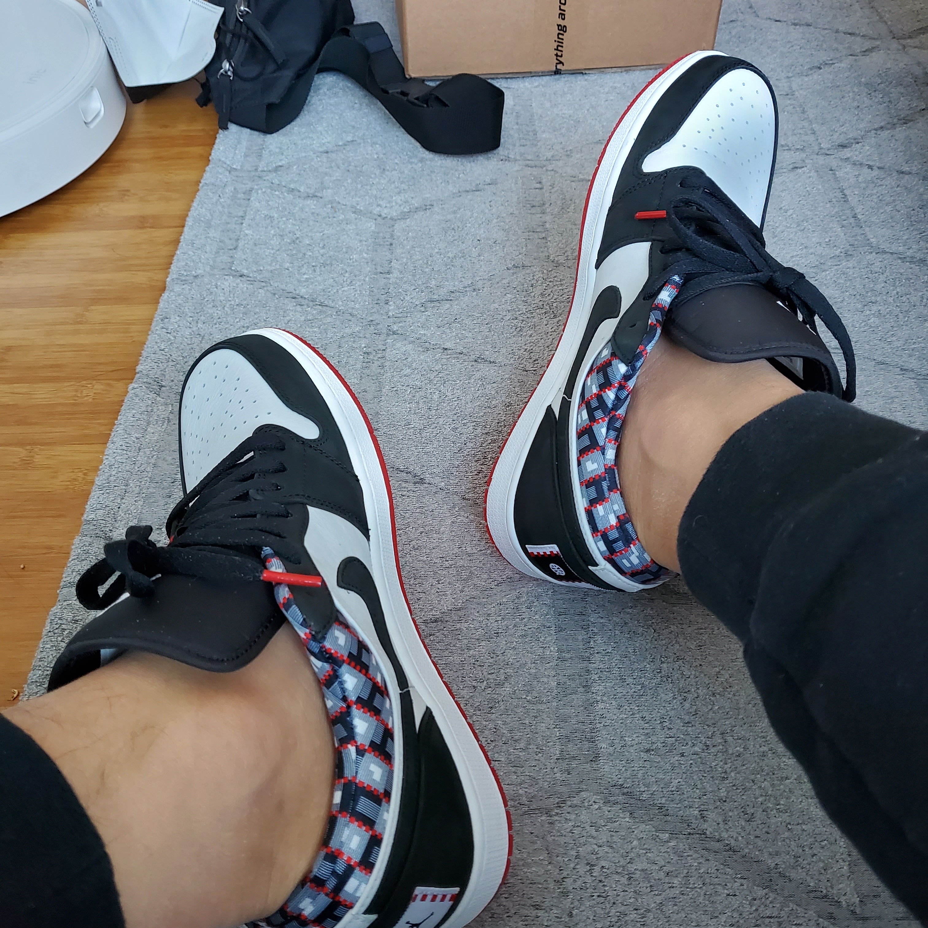 Jordan 1 Low Quai 54 2021 착용 스타일 - 2