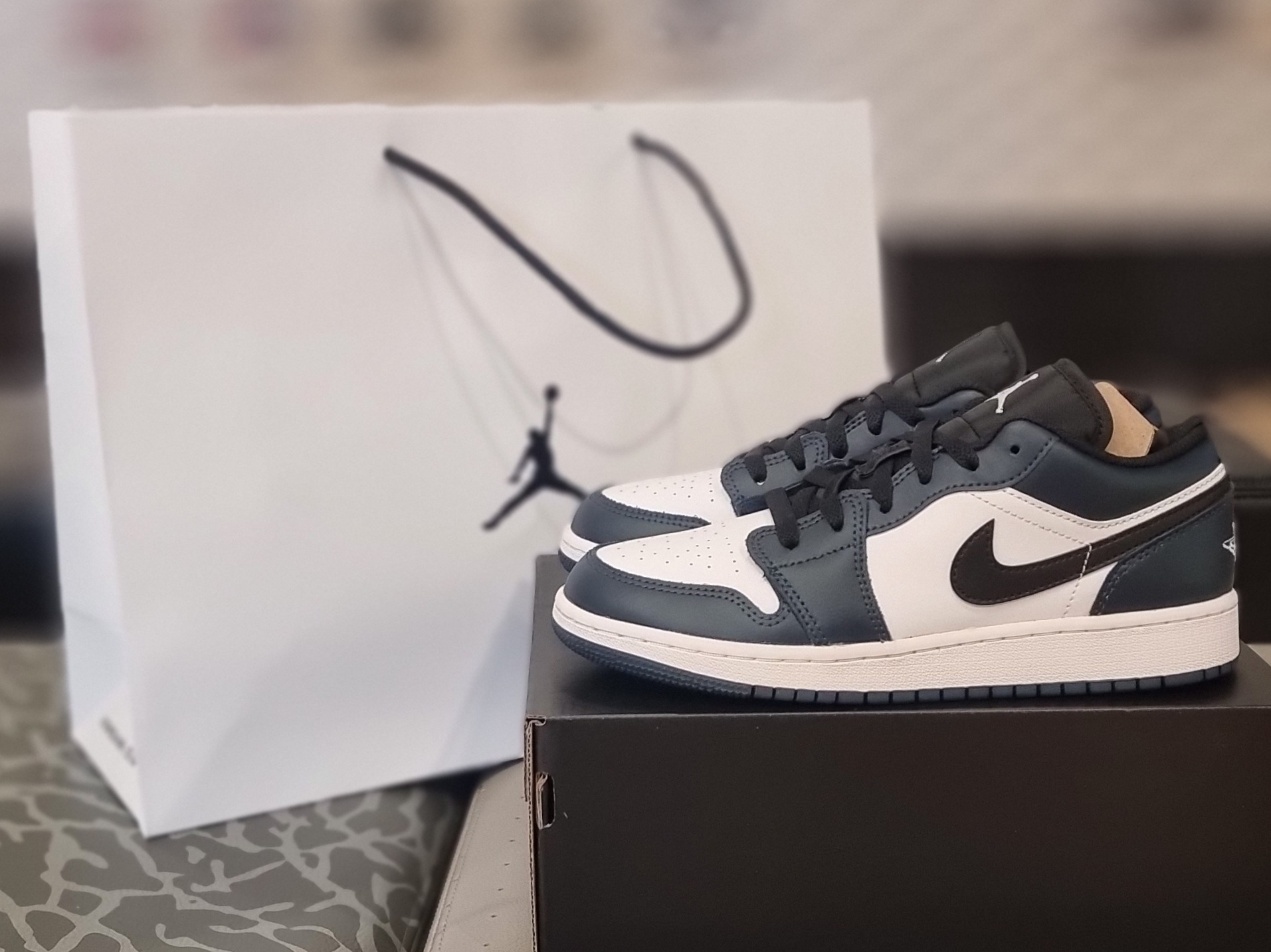 (GS) Jordan 1 Low Armory Navy 착용 스타일