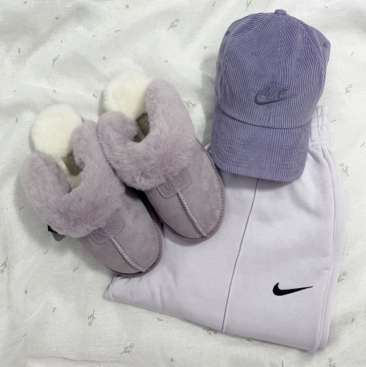 Nike Heritage 86 Corduroy Cap Lavender 착용 스타일 - 1