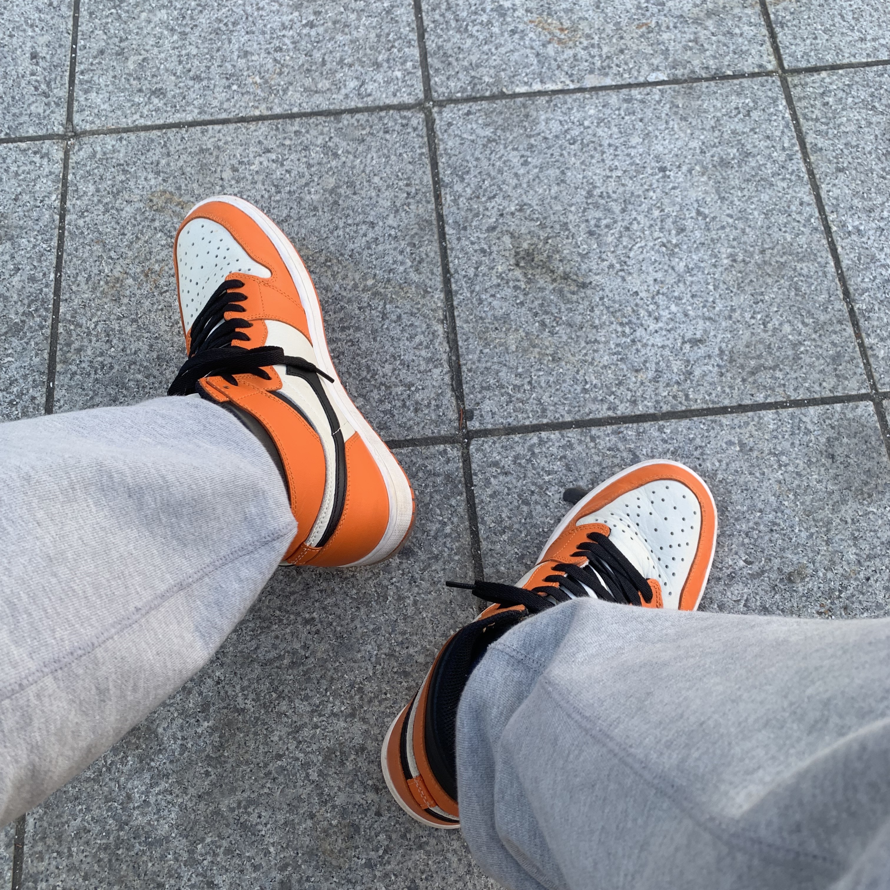 Jordan 1 Retro High OG Reverse Shattered Backboard 착용 스타일