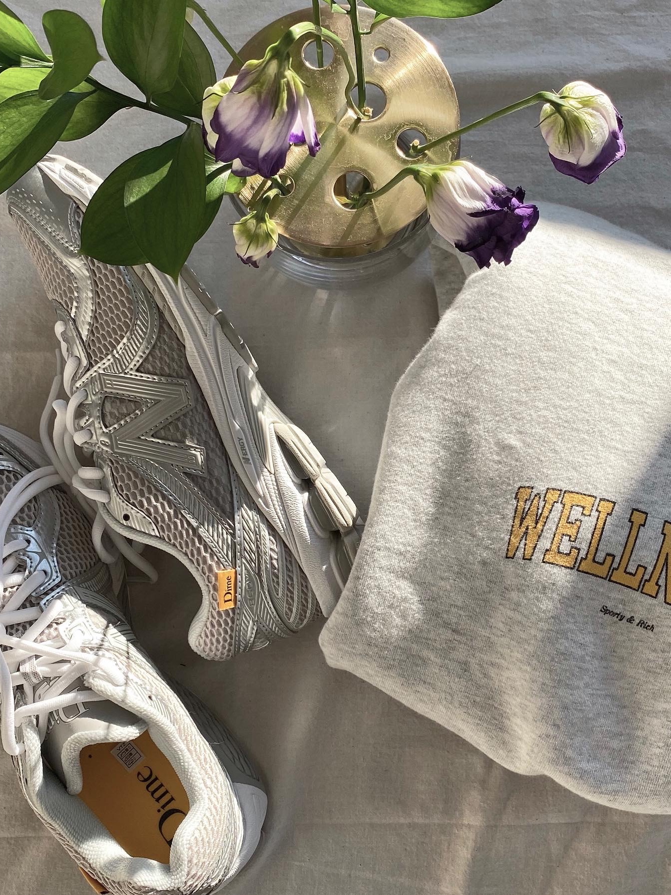 New Balance x Dime 860v2 Silver 착용 스타일 - 1