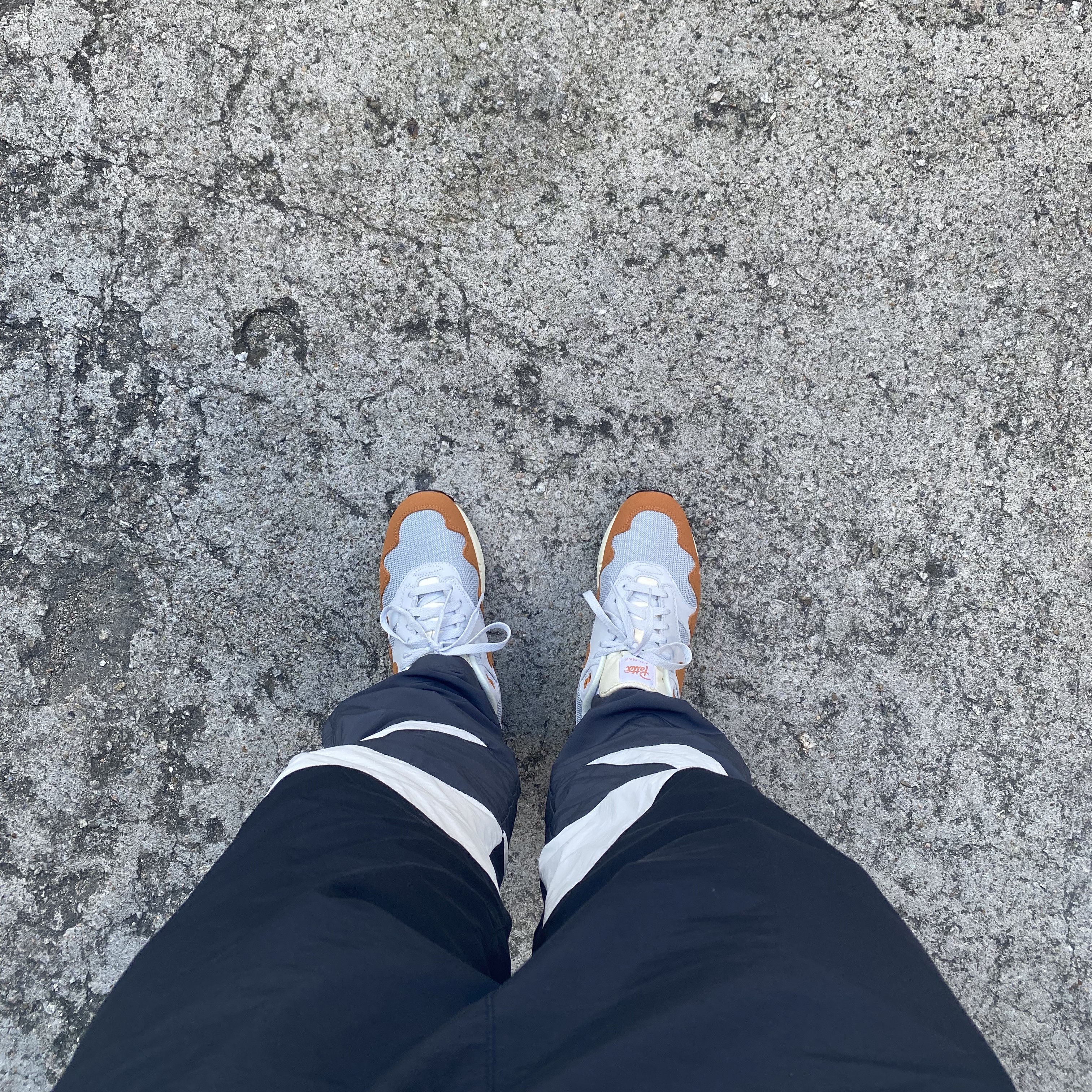 Nike x Patta Air Max 1 Monarch 착용 스타일