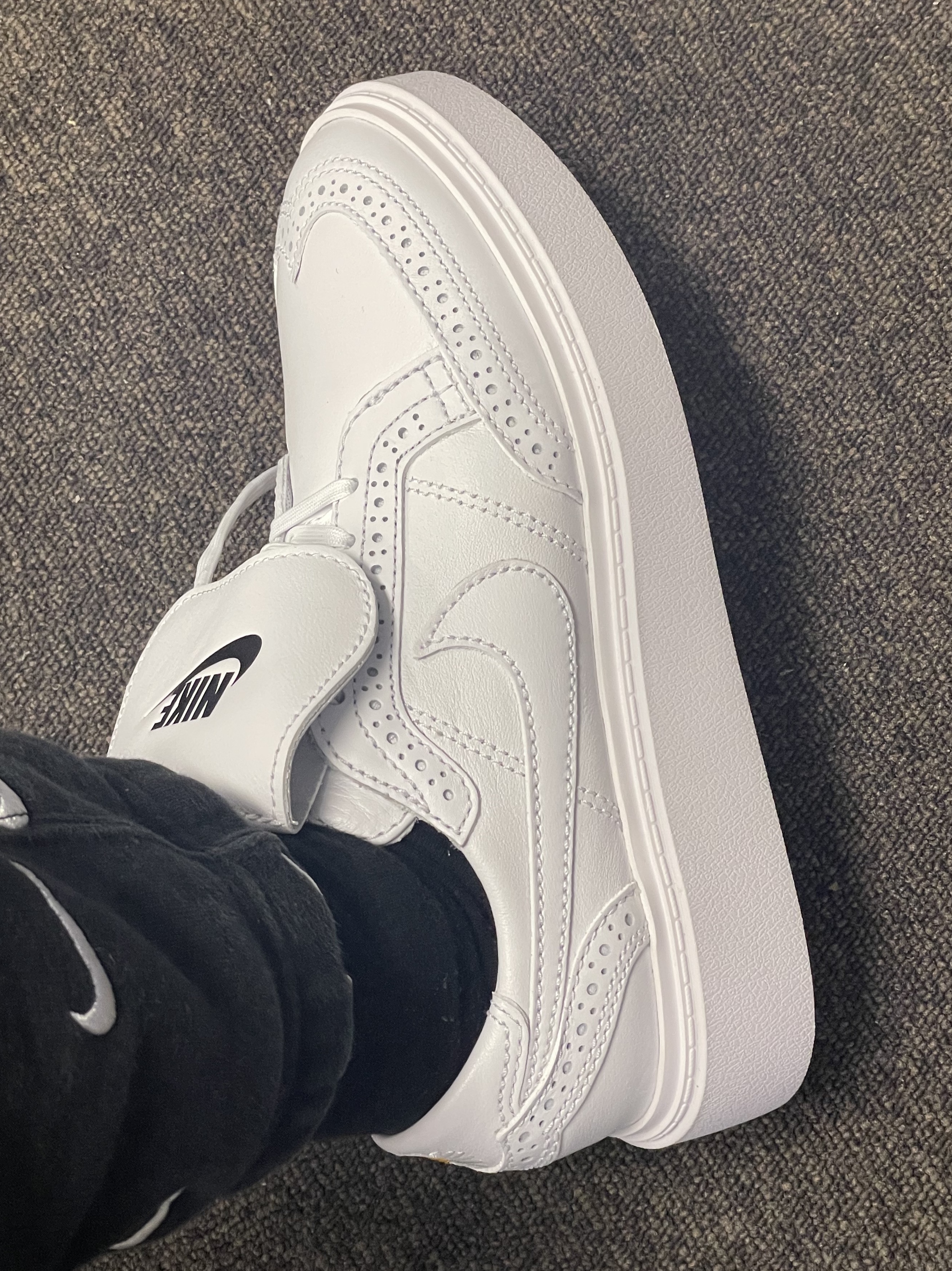 Nike x Peaceminusone Kwondo1 White 착용 스타일 - 3