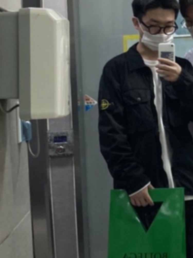 Stone Island 113WN T.CO+OLD Overshirt Black - 21FW 착용 스타일