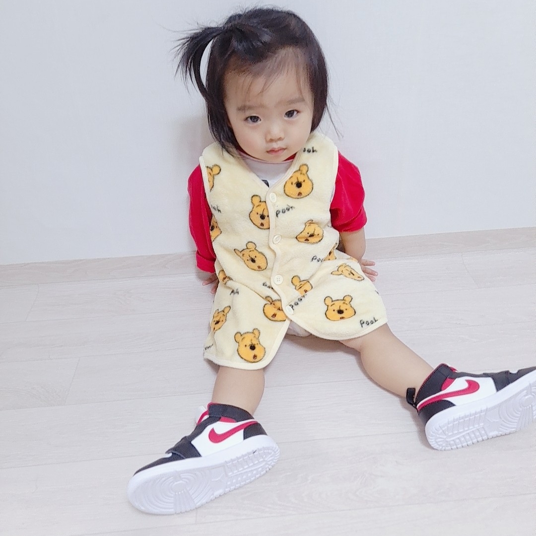 Jordan 1 Mid Gym Red Black White 착용 스타일 - 4