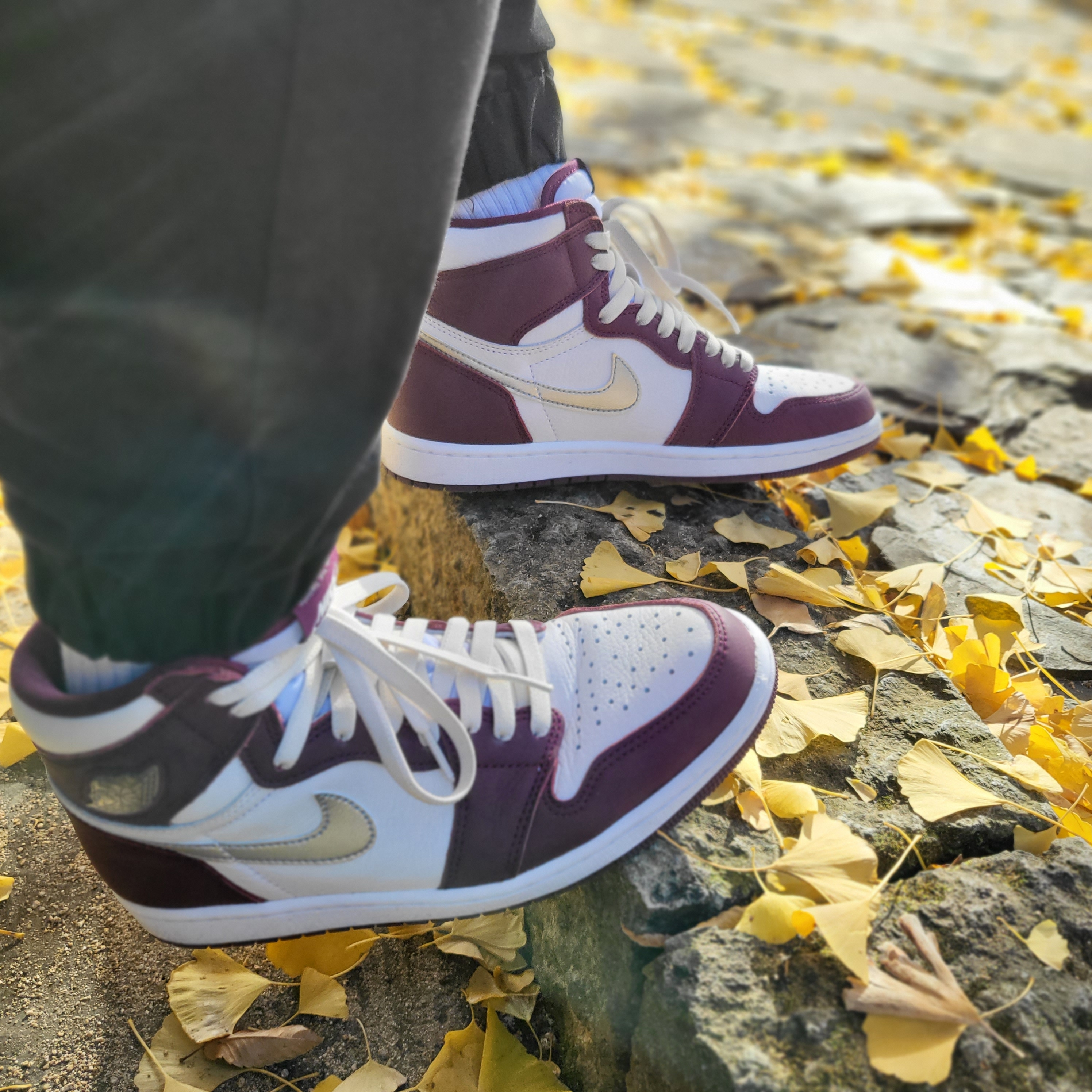Jordan 1 Retro High OG Bordeaux 착용 스타일